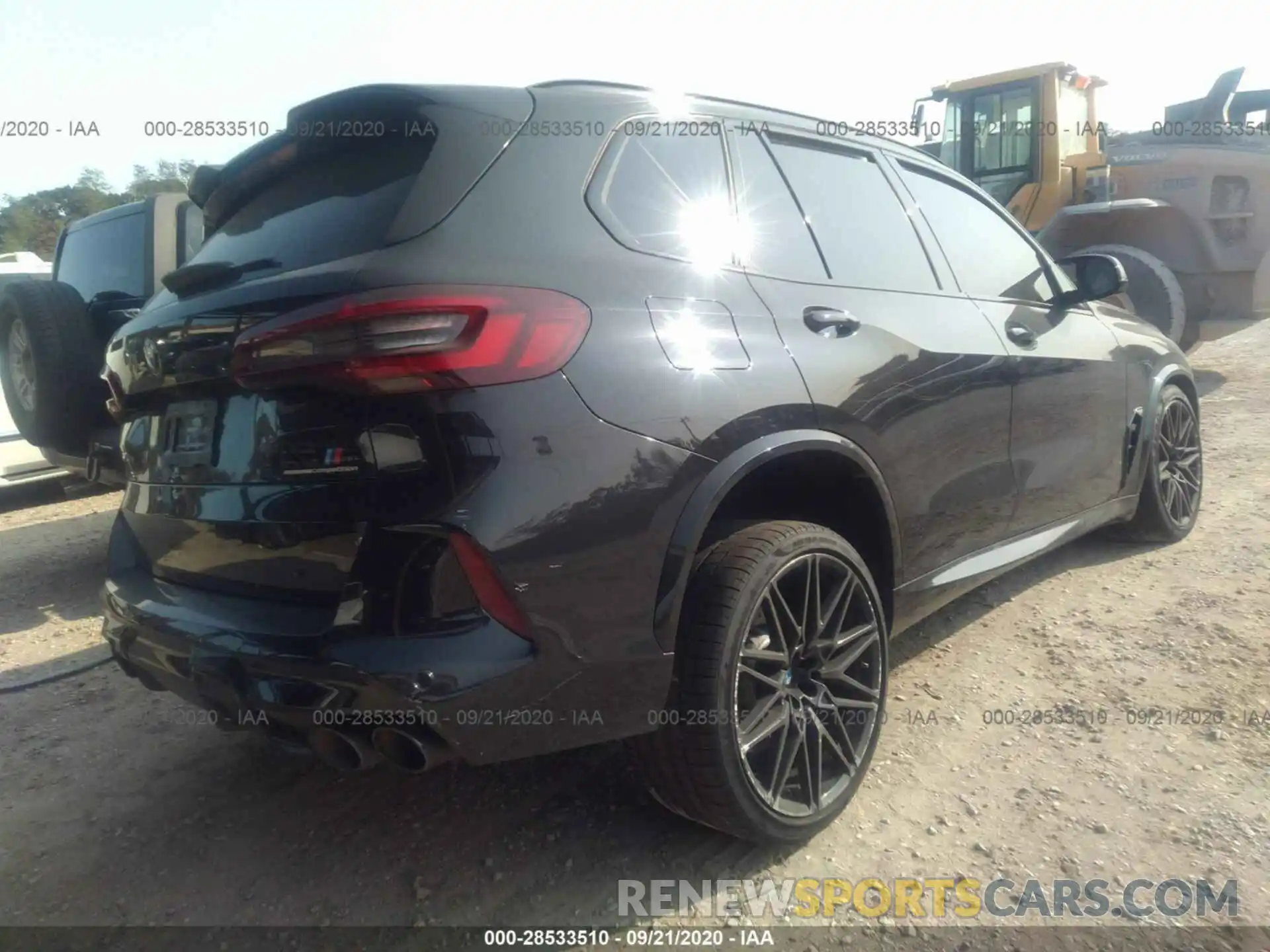 4 Фотография поврежденного автомобиля 5YMJU0C06L9C58232 BMW X5 M 2020