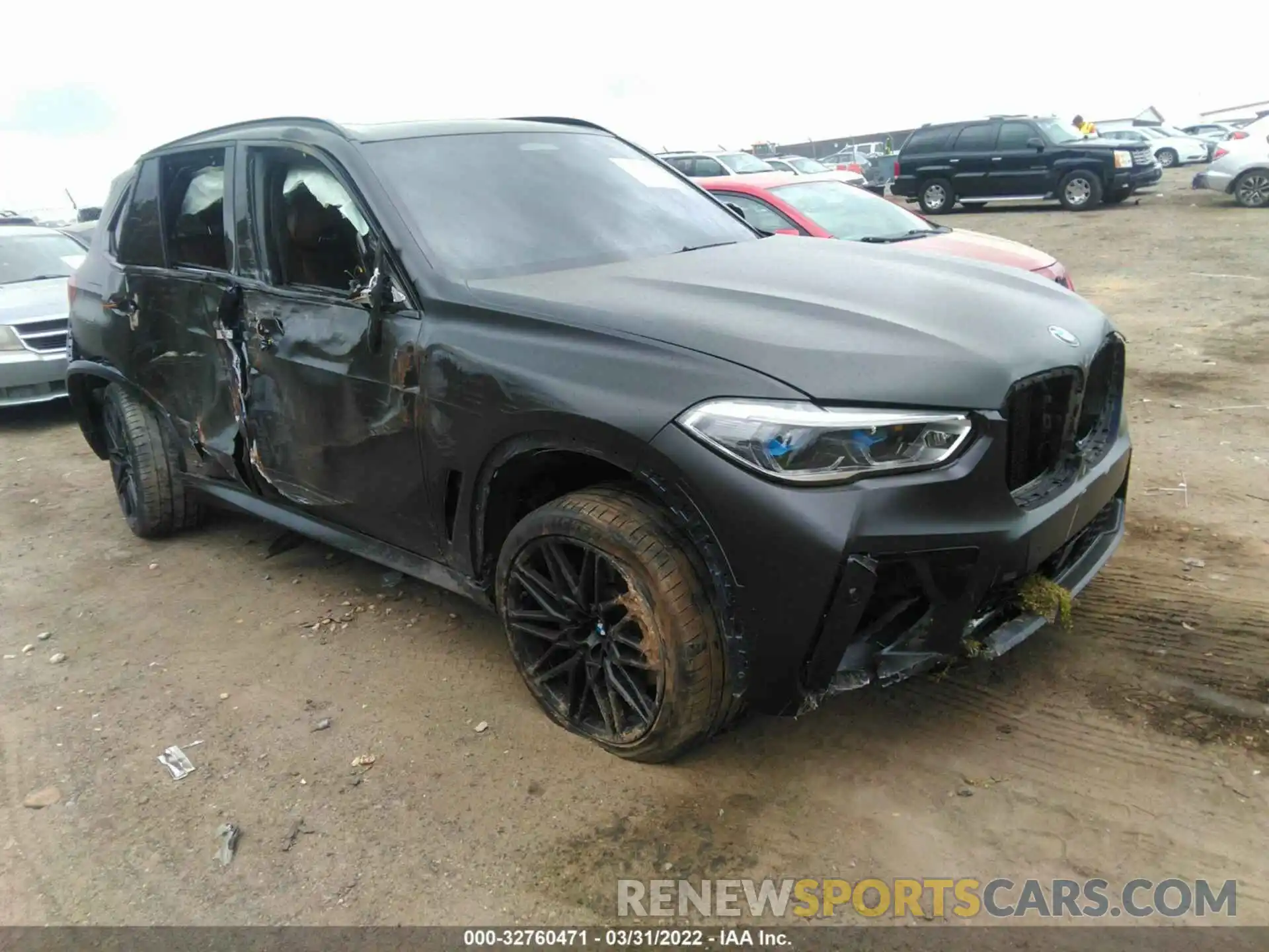 1 Photograph of a damaged car 5YMJU0C03M9E99165 BMW X5 M 2021