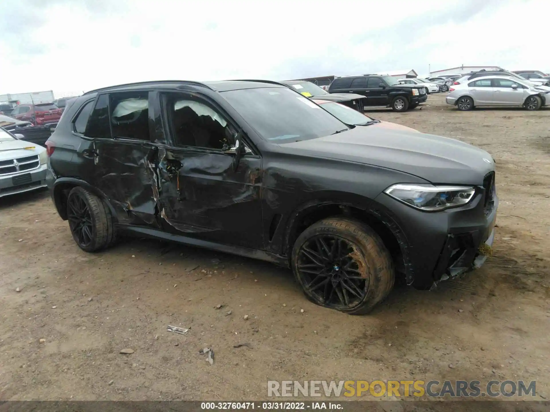 6 Фотография поврежденного автомобиля 5YMJU0C03M9E99165 BMW X5 M 2021