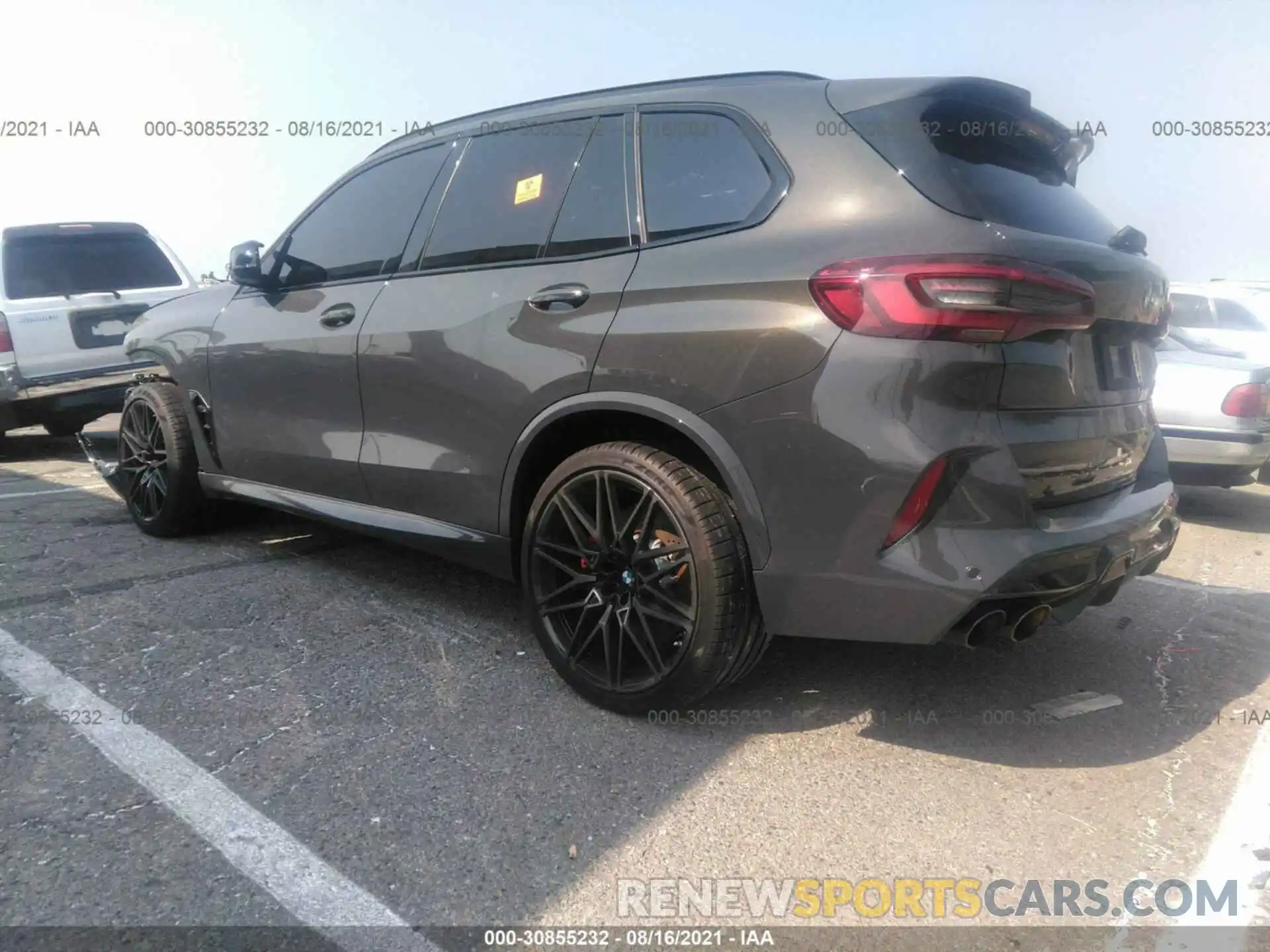 3 Фотография поврежденного автомобиля 5YMJU0C07M9G60522 BMW X5 M 2021