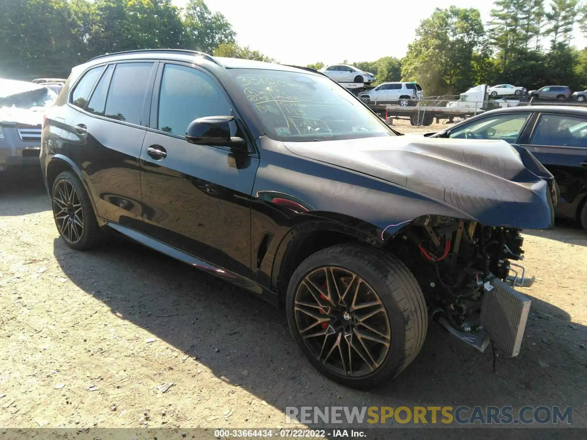 1 Photograph of a damaged car 5YMJU0C09M9H05797 BMW X5 M 2021