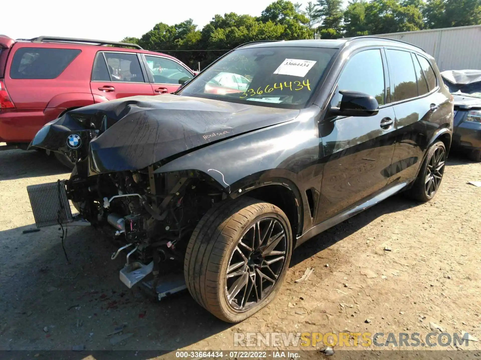 2 Photograph of a damaged car 5YMJU0C09M9H05797 BMW X5 M 2021