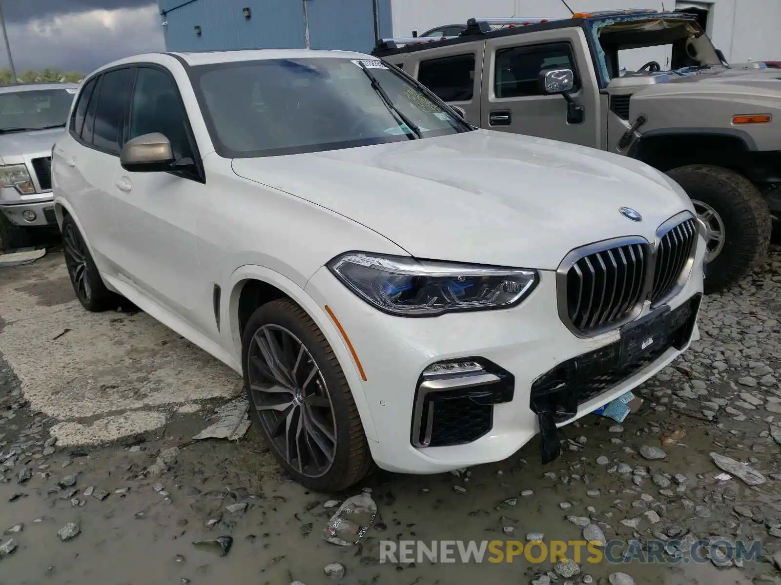 1 Photograph of a damaged car 5UXJU4C05LLE45642 BMW X5 M50I 2020