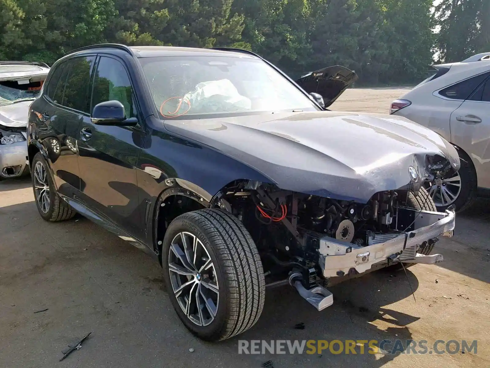 1 Photograph of a damaged car 5UXCR6C51KLK86194 BMW X5 XDRIVE4 2019