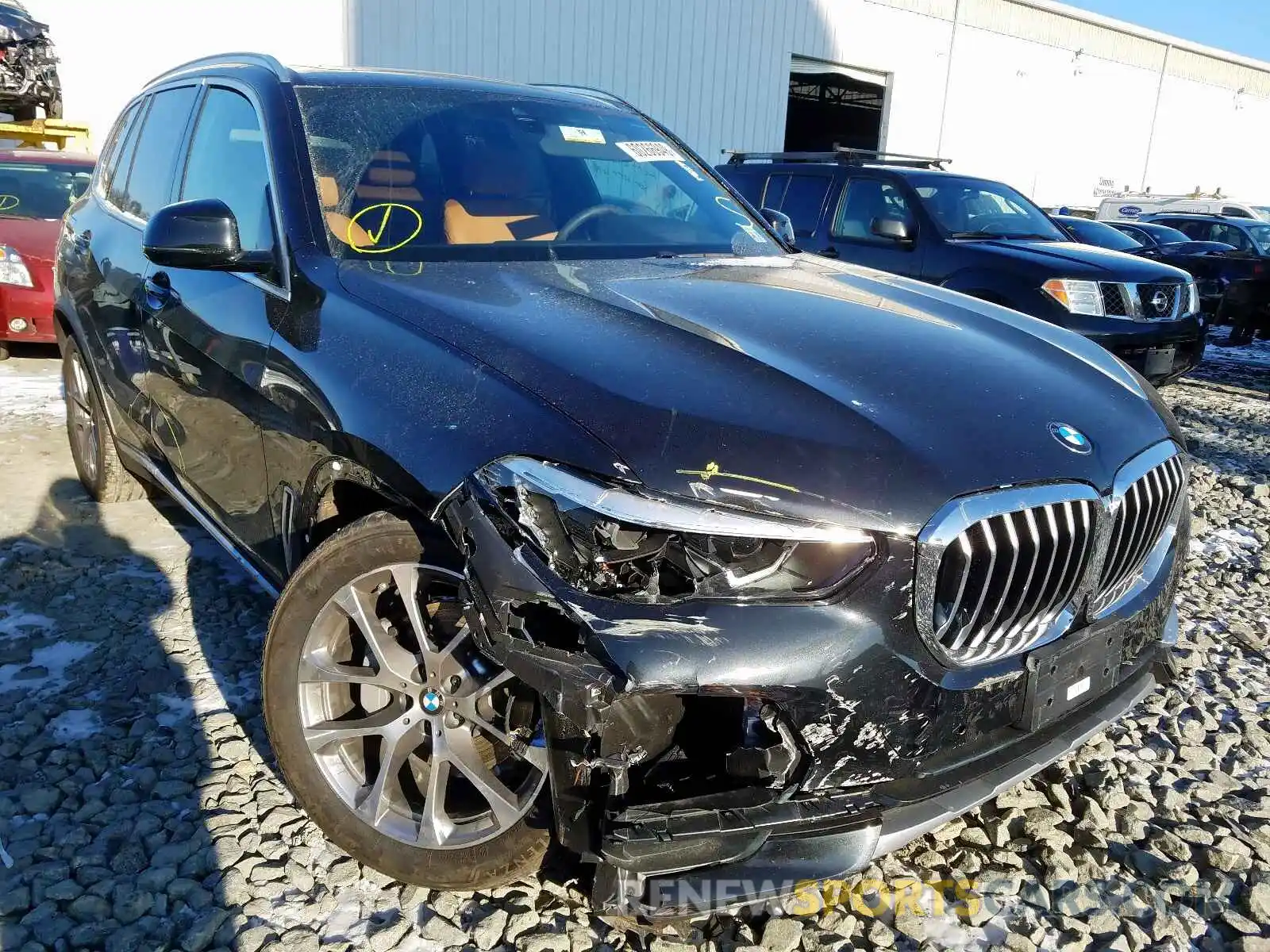 1 Photograph of a damaged car 5UXCR6C55KLL53105 BMW X5 XDRIVE4 2019