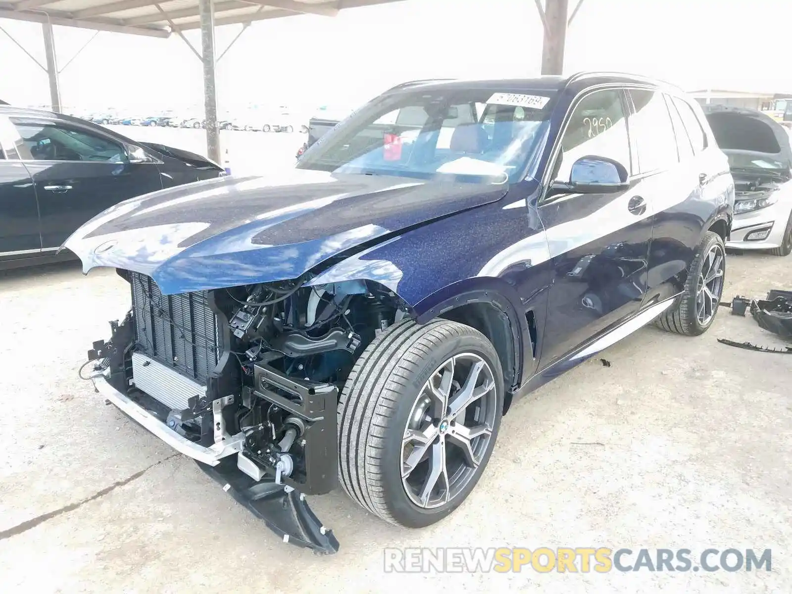 2 Photograph of a damaged car 5UXCR6C55KLL53444 BMW X5 XDRIVE4 2019