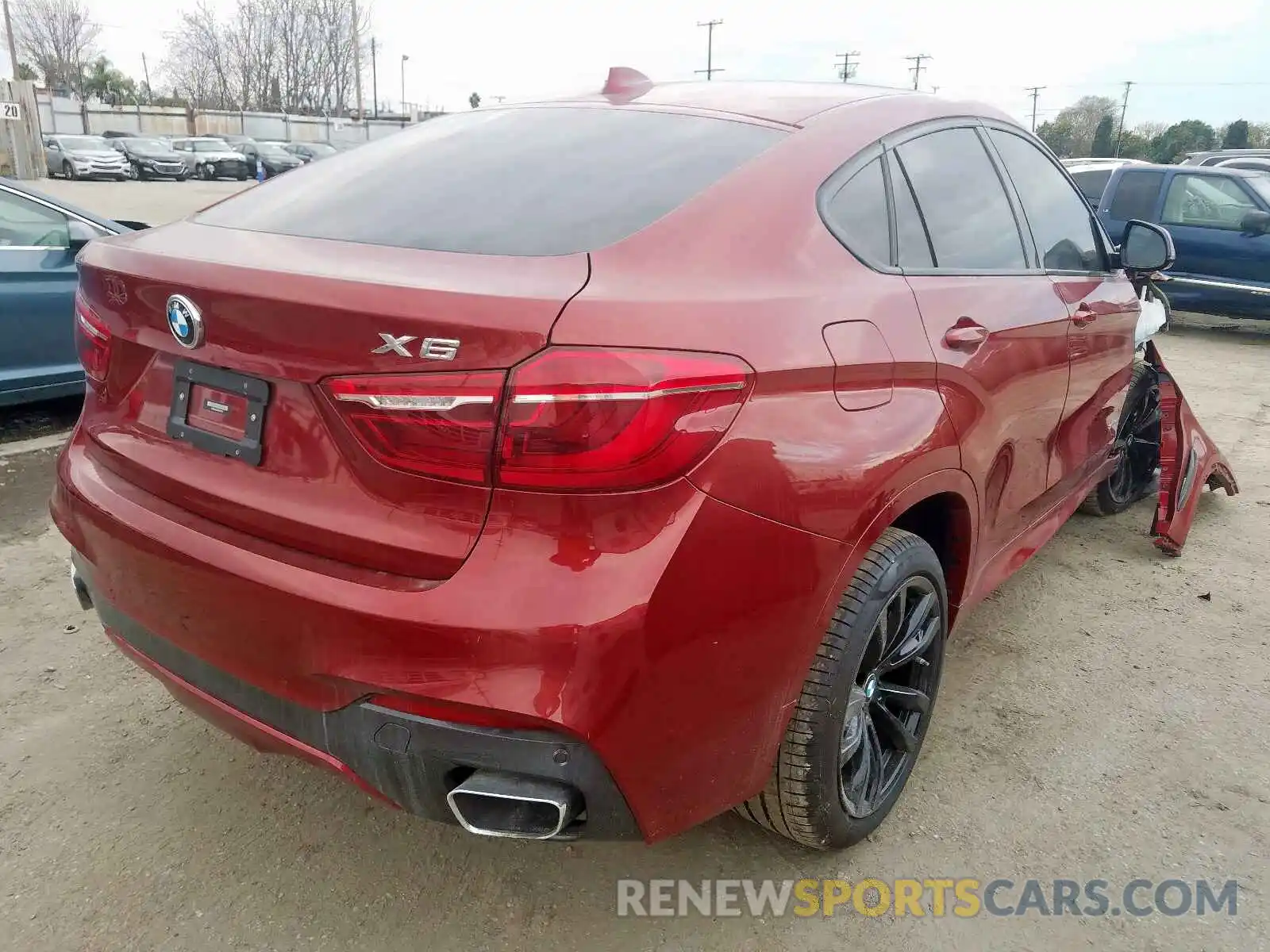 4 Фотография поврежденного автомобиля 5UXKU0C56K0H98898 BMW X6 2019