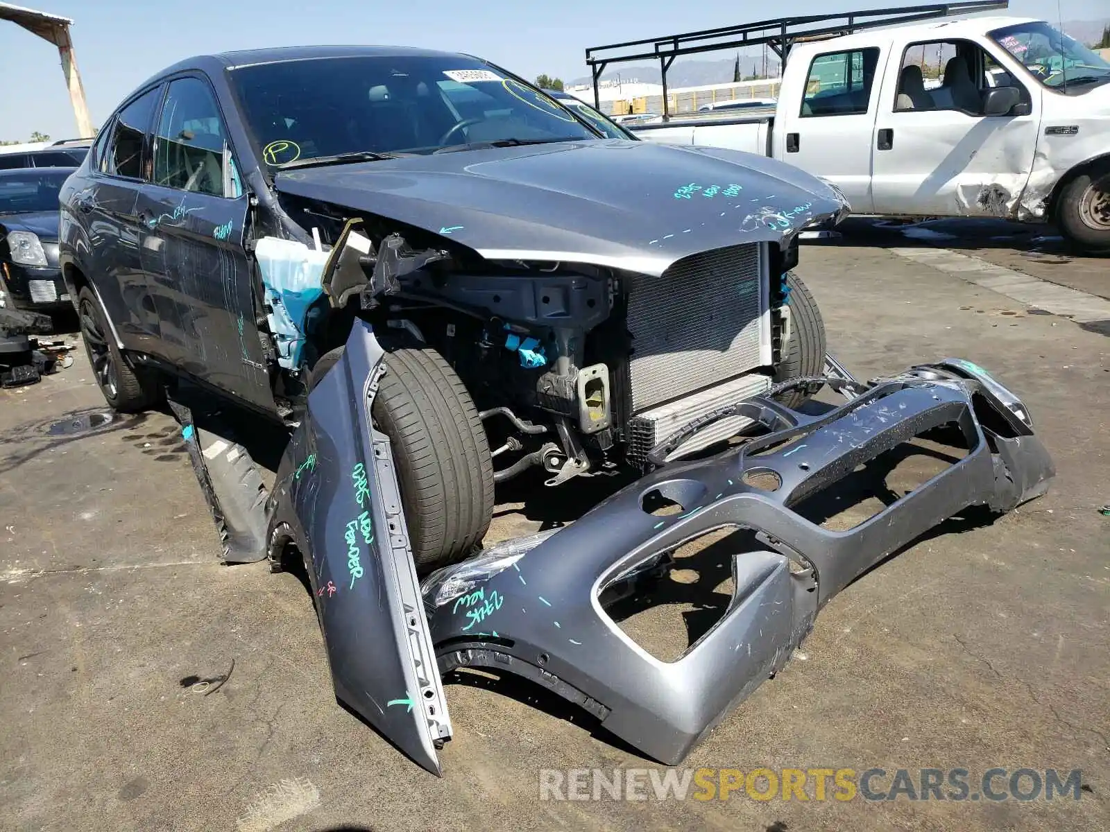 1 Photograph of a damaged car 5UXKU0C56K0H99596 BMW X6 2019