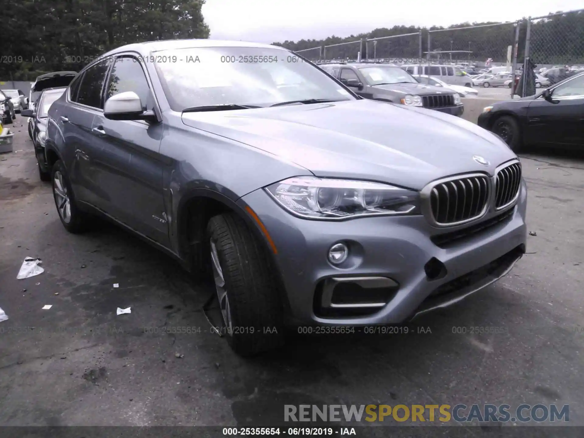 1 Photograph of a damaged car 5UXKU2C50K0Z62994 BMW X6 2019