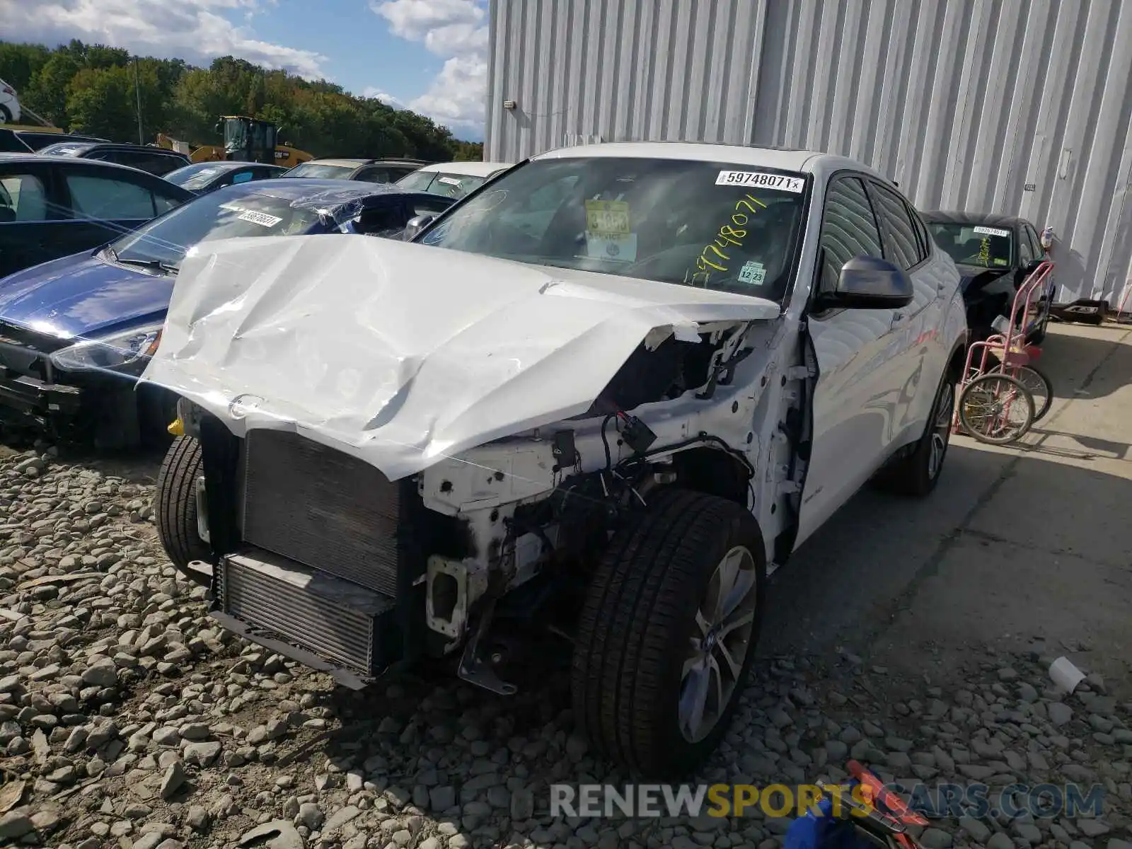 2 Photograph of a damaged car 5UXKU2C50K0Z64650 BMW X6 2019