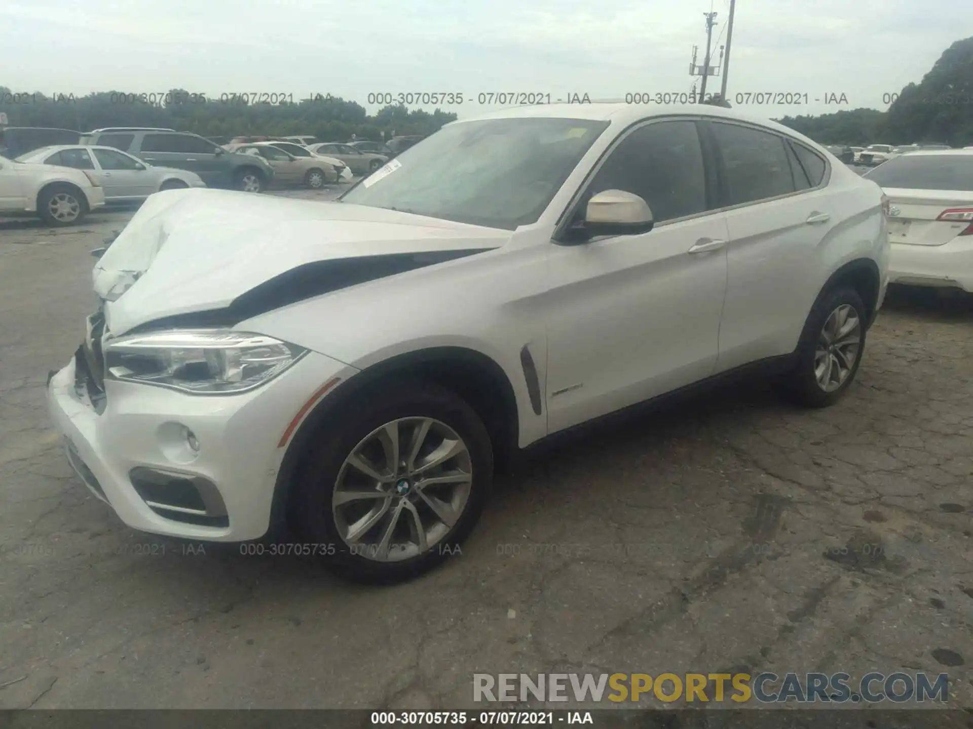 2 Photograph of a damaged car 5UXKU2C51K0Z63393 BMW X6 2019