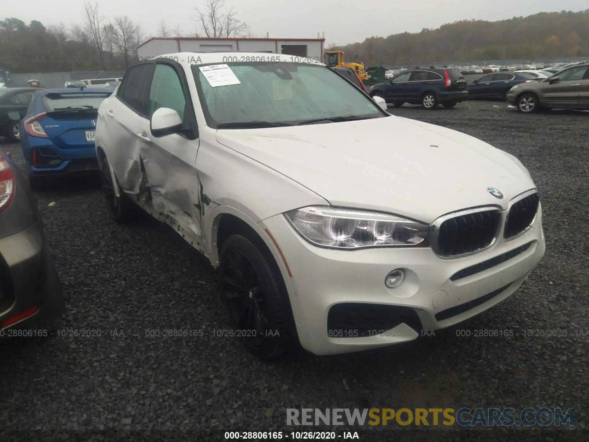 1 Photograph of a damaged car 5UXKU2C51K0Z64902 BMW X6 2019