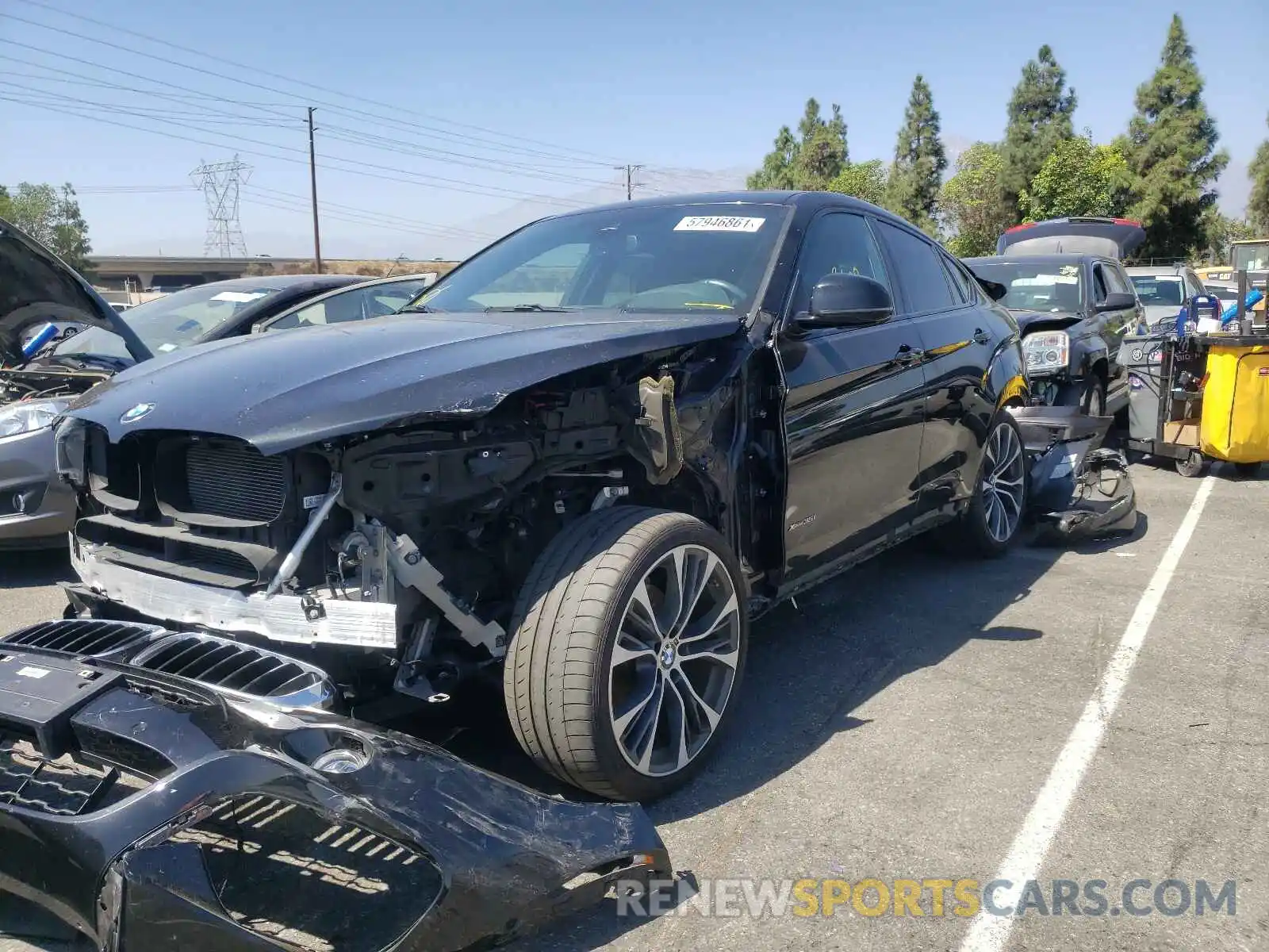 2 Photograph of a damaged car 5UXKU2C51K0Z65189 BMW X6 2019