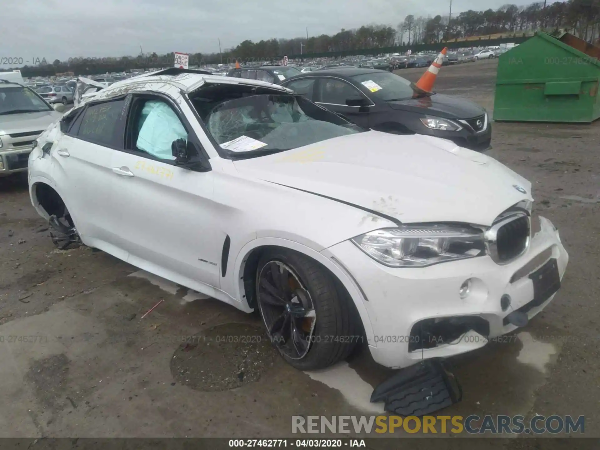 1 Photograph of a damaged car 5UXKU2C52K0Z65055 BMW X6 2019