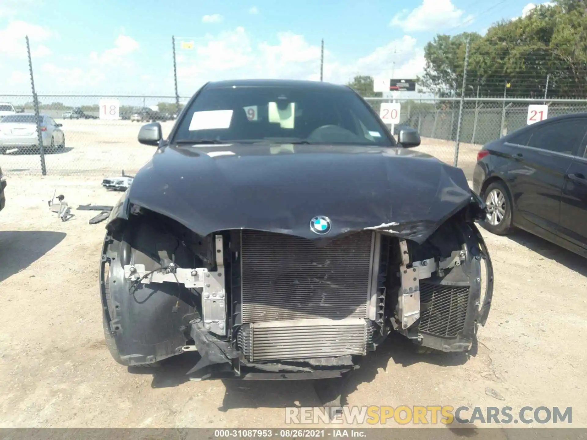 6 Photograph of a damaged car 5UXKU2C52K0Z65413 BMW X6 2019