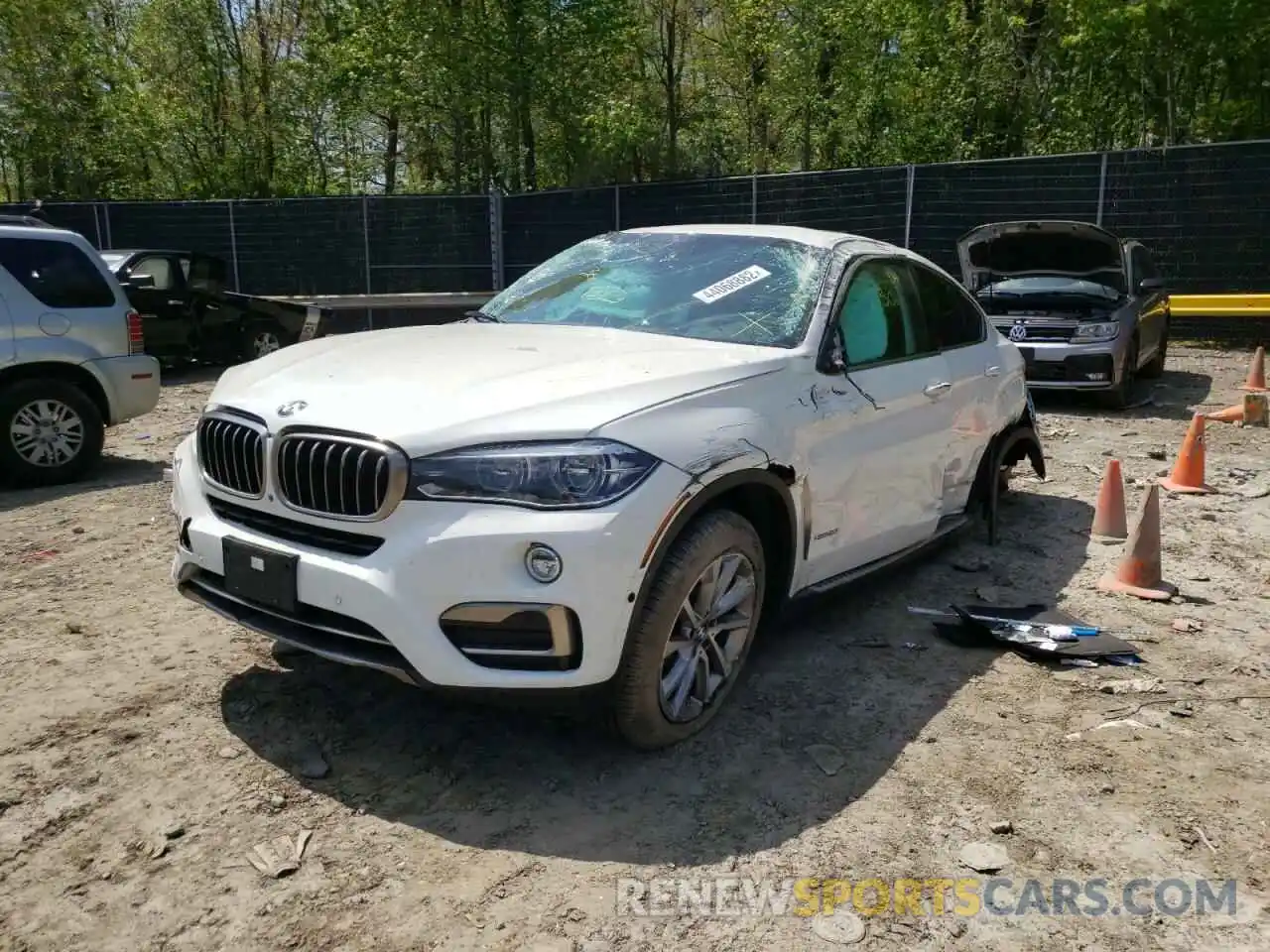 2 Photograph of a damaged car 5UXKU2C53K0Z63430 BMW X6 2019