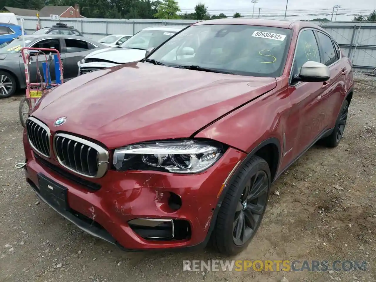 2 Photograph of a damaged car 5UXKU2C54K0Z64148 BMW X6 2019