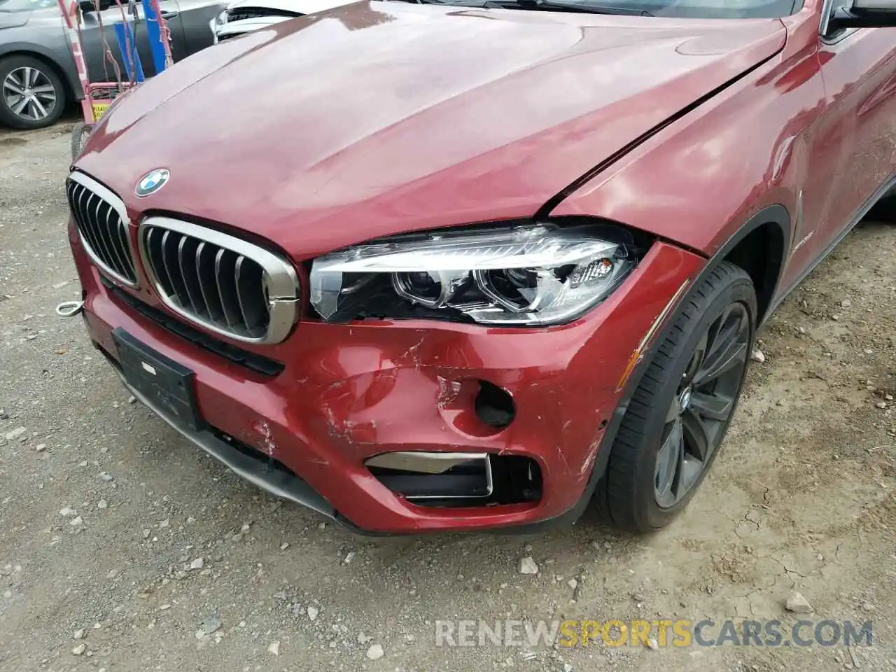 9 Photograph of a damaged car 5UXKU2C54K0Z64148 BMW X6 2019