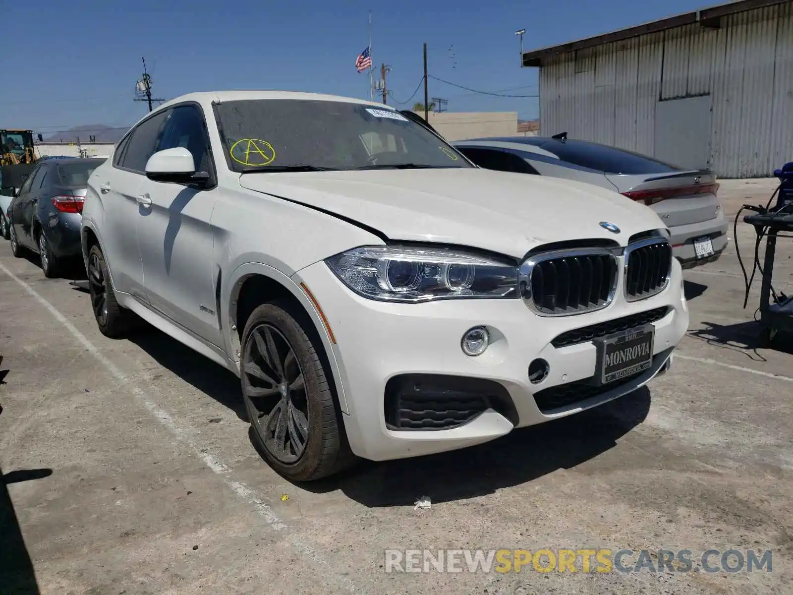 1 Photograph of a damaged car 5UXKU2C55K0Z65177 BMW X6 2019