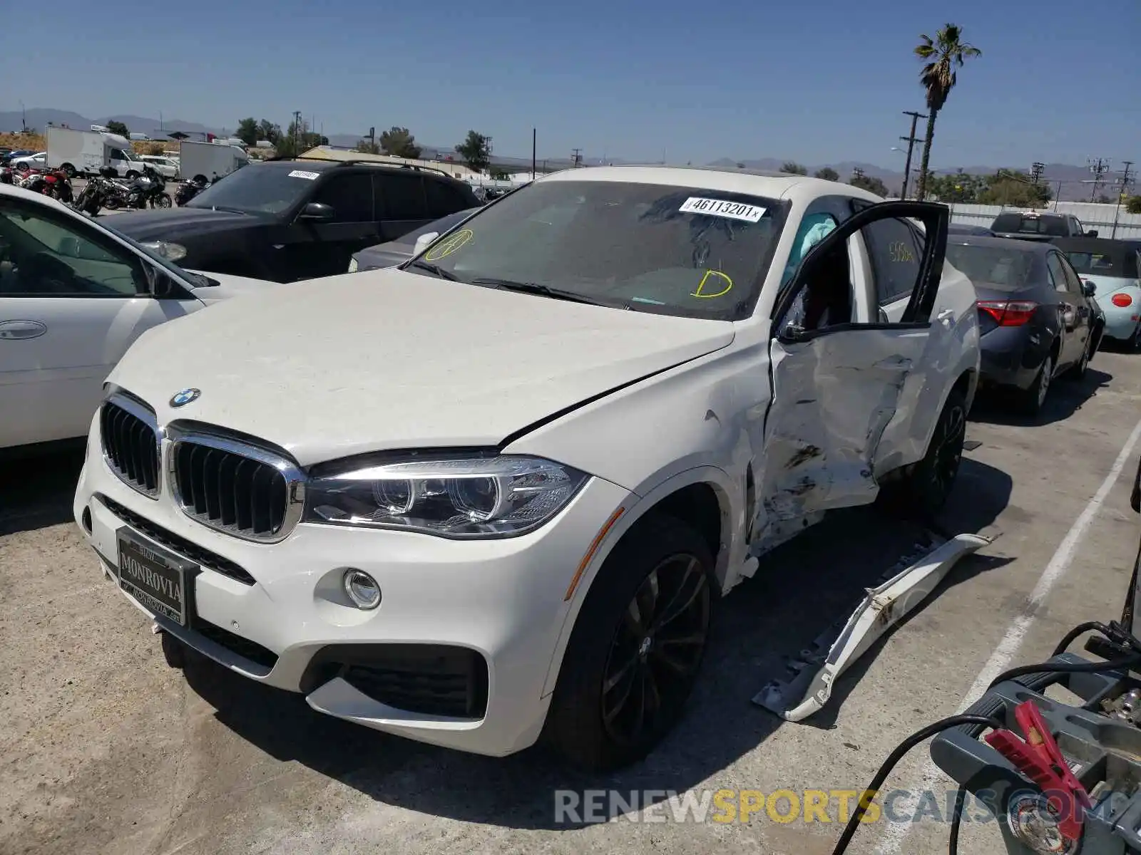 2 Photograph of a damaged car 5UXKU2C55K0Z65177 BMW X6 2019