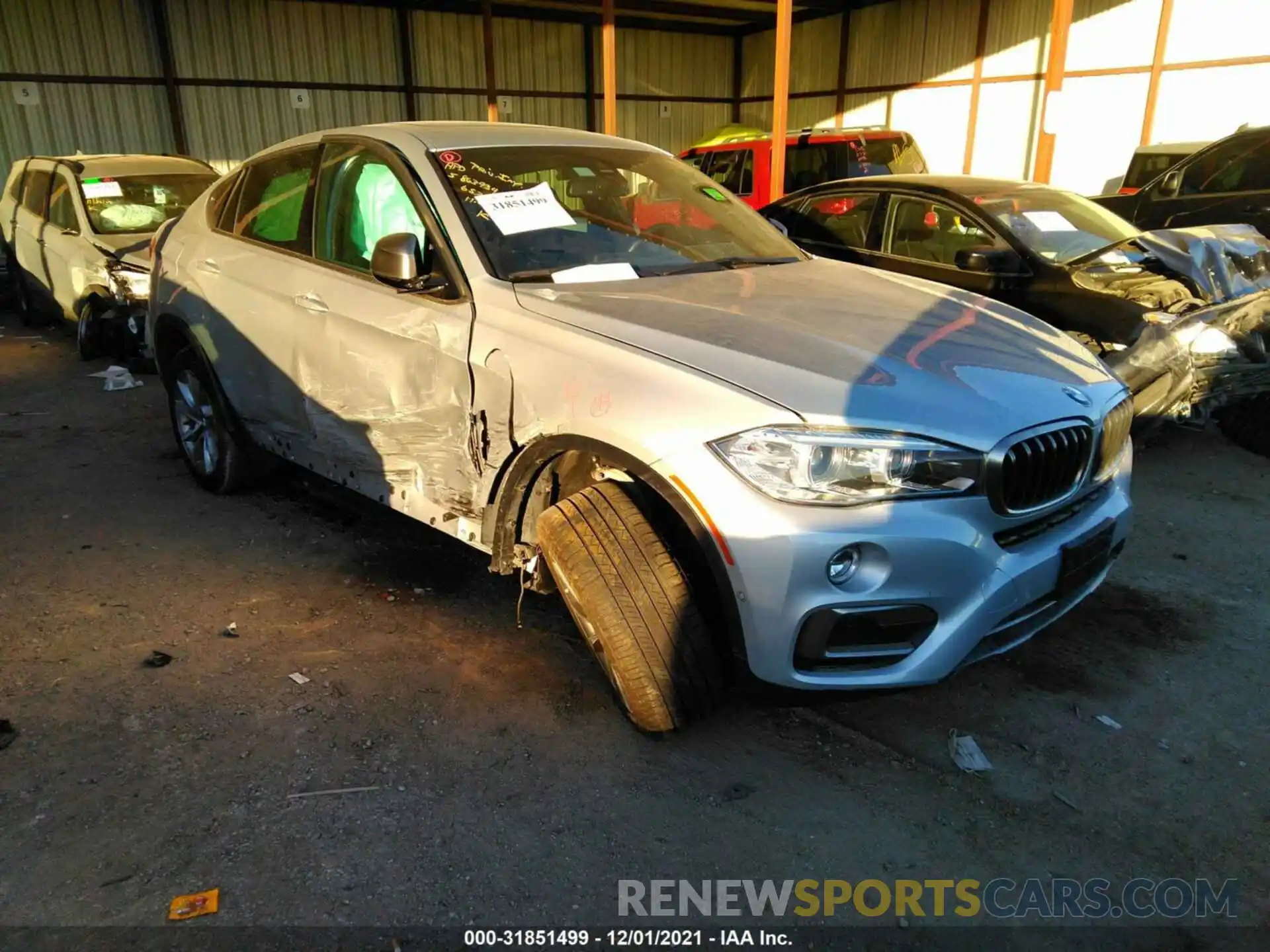 1 Photograph of a damaged car 5UXKU2C56K0Z64927 BMW X6 2019