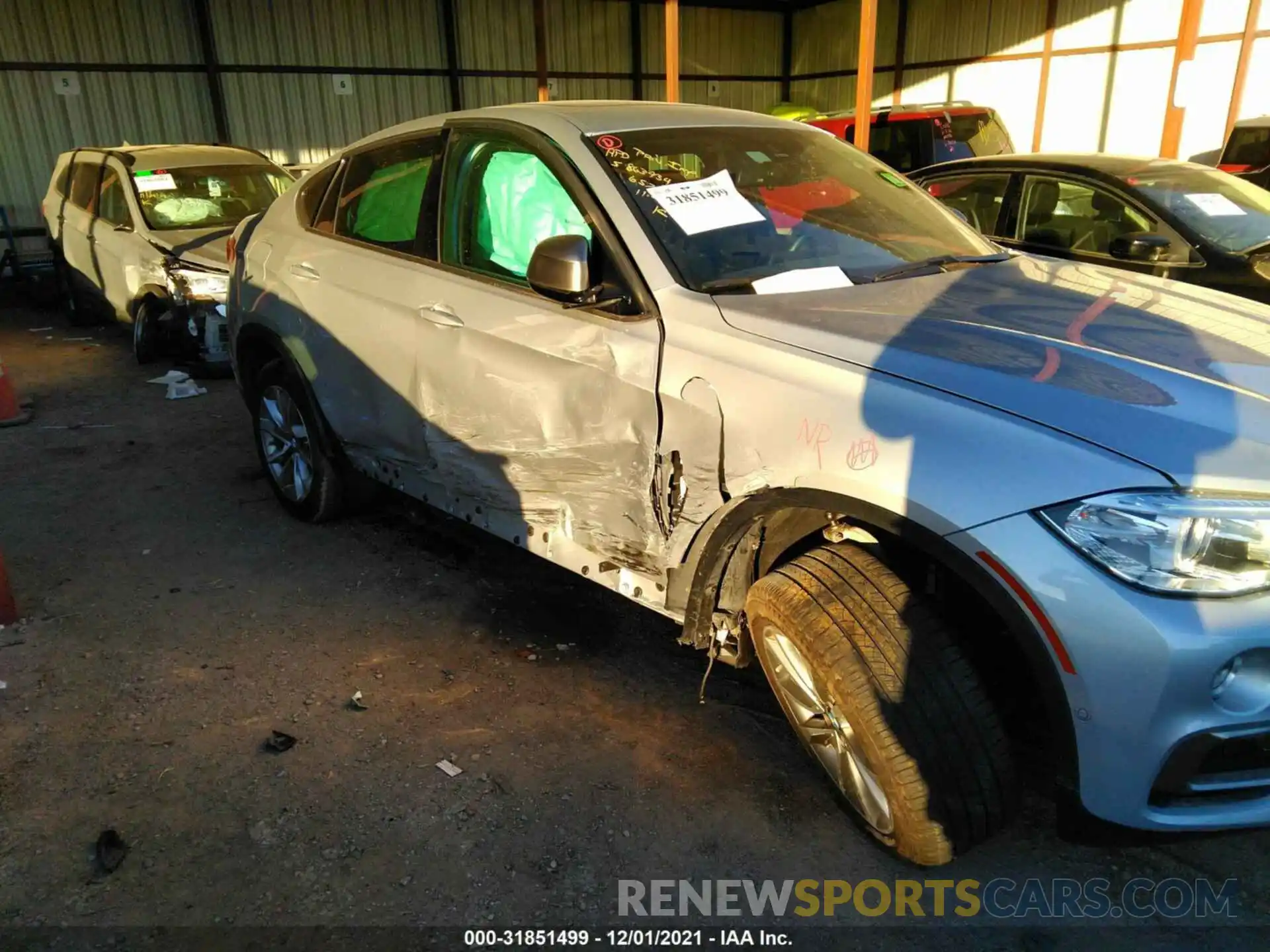 6 Photograph of a damaged car 5UXKU2C56K0Z64927 BMW X6 2019