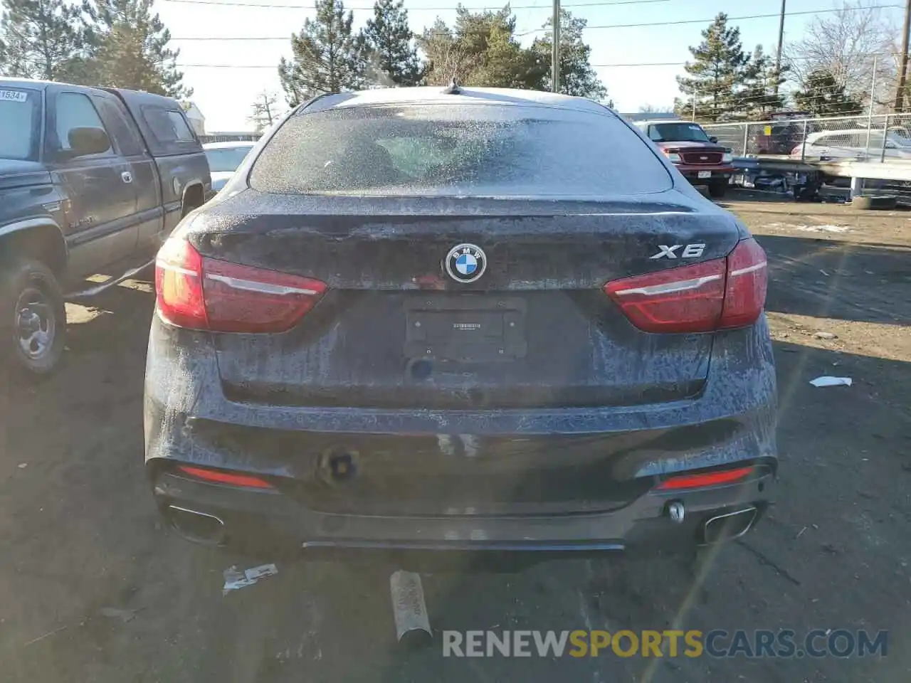 6 Photograph of a damaged car 5UXKU2C58K0Z63486 BMW X6 2019