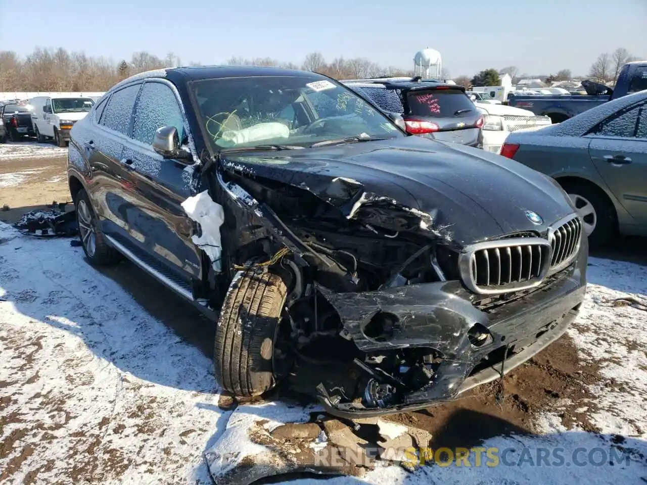 1 Photograph of a damaged car 5UXKU2C59K0Z64484 BMW X6 2019