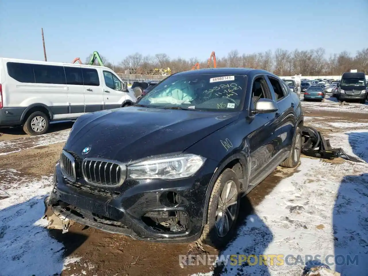 2 Photograph of a damaged car 5UXKU2C59K0Z64484 BMW X6 2019