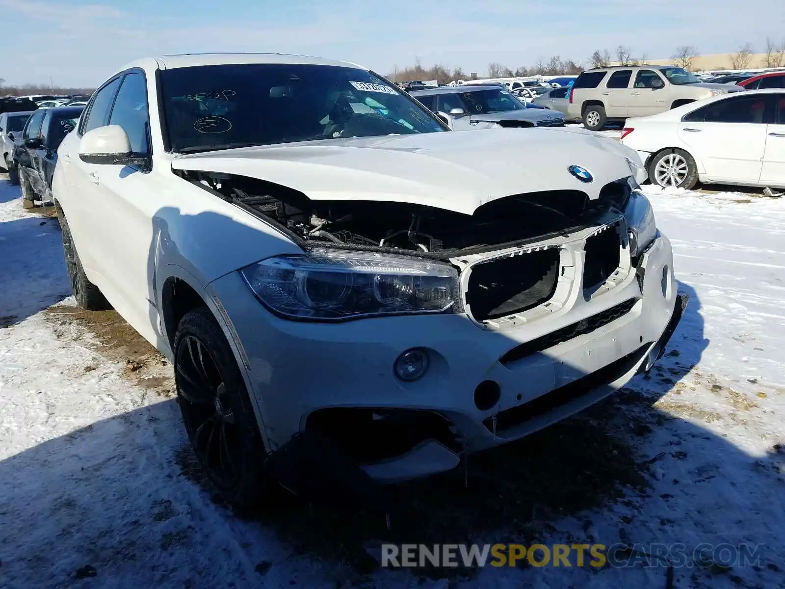 1 Photograph of a damaged car 5UXKU2C5XK0Z62985 BMW X6 2019