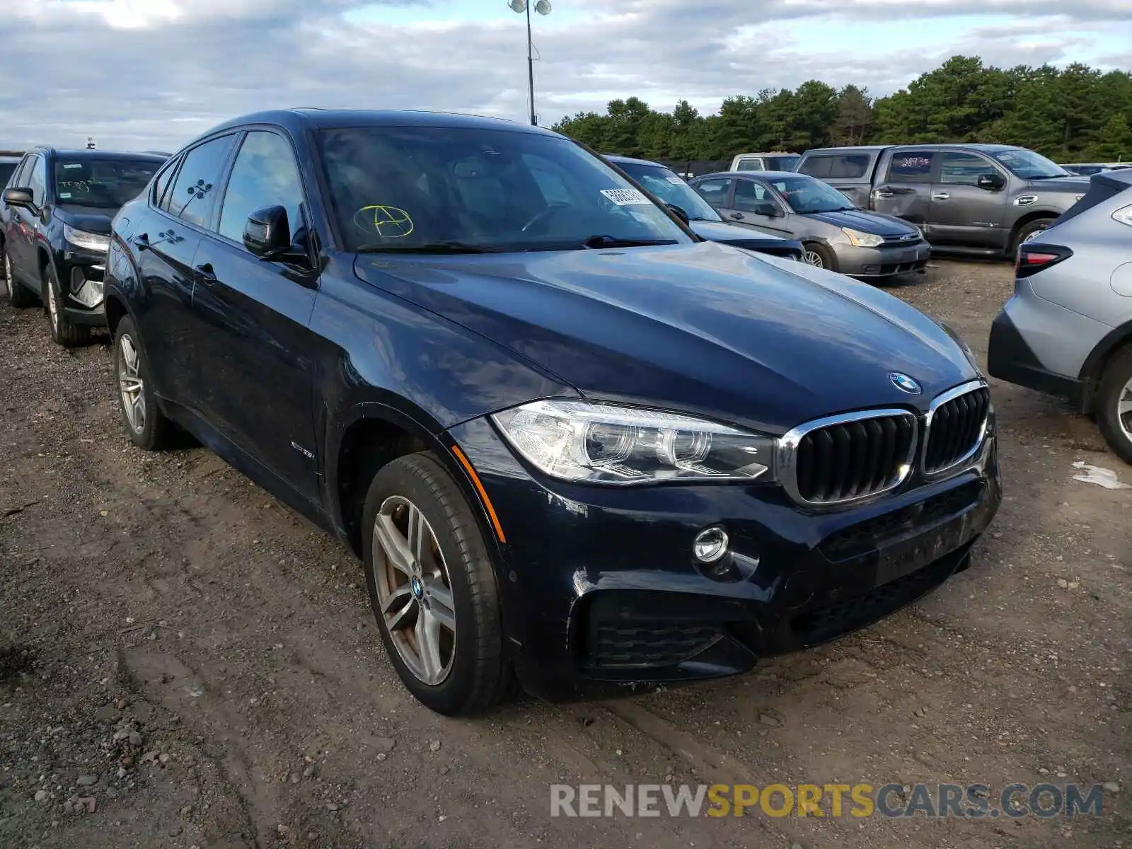 1 Photograph of a damaged car 5UXKU2C5XK0Z63540 BMW X6 2019