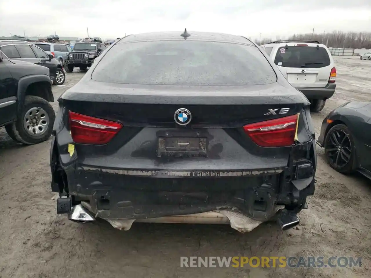 6 Photograph of a damaged car 5UXKU2C5XK0Z65417 BMW X6 2019