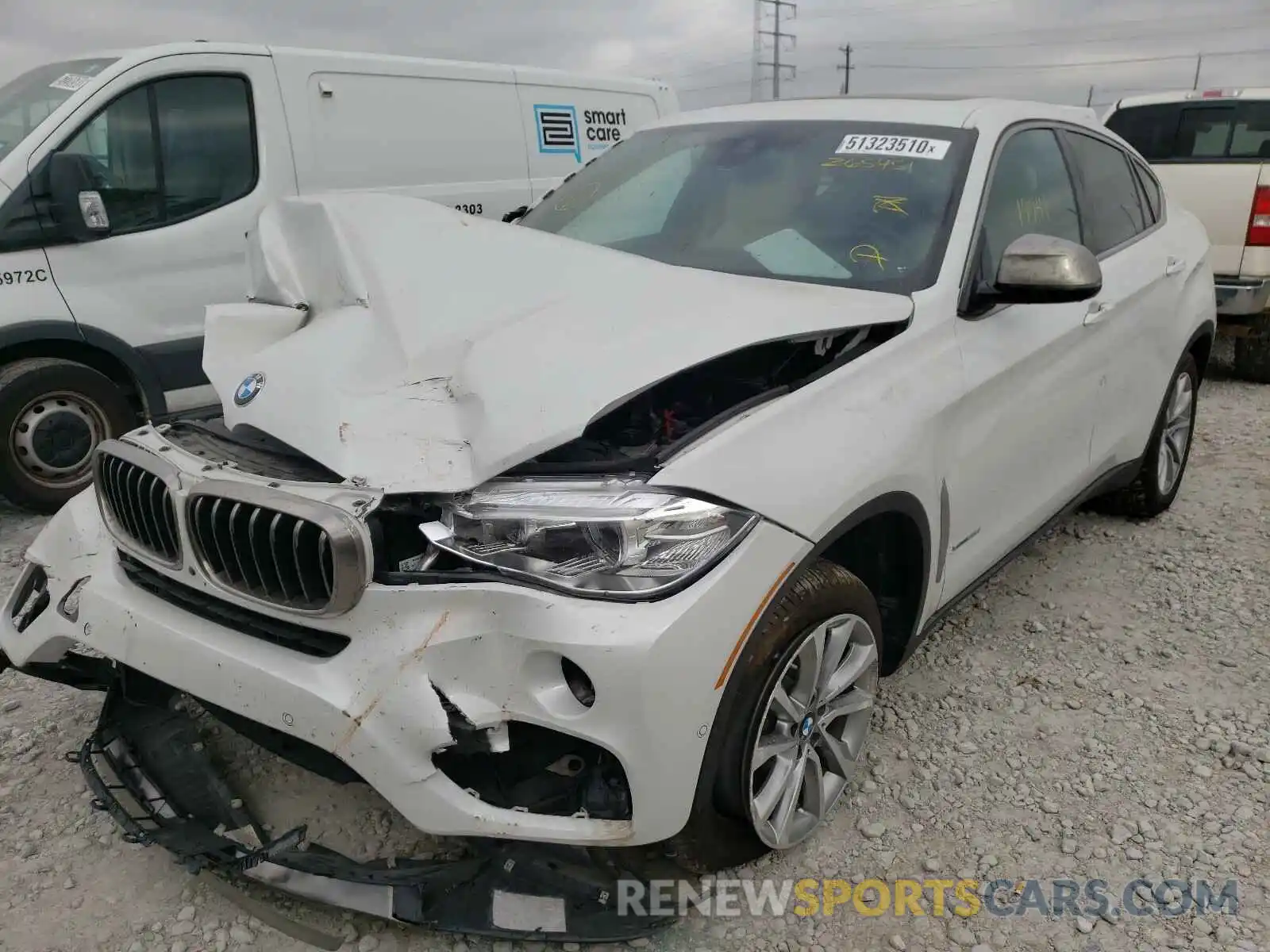 2 Photograph of a damaged car 5UXKU2C5XK0Z65451 BMW X6 2019