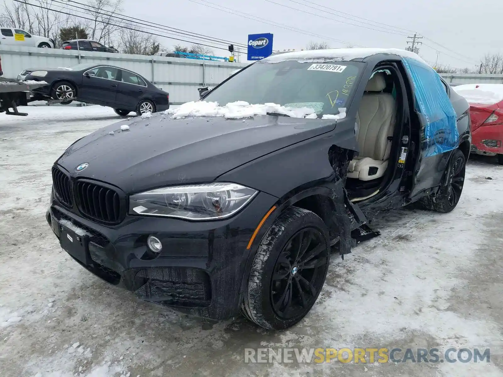 2 Фотография поврежденного автомобиля 5UXKU2C5XK0Z65949 BMW X6 2019