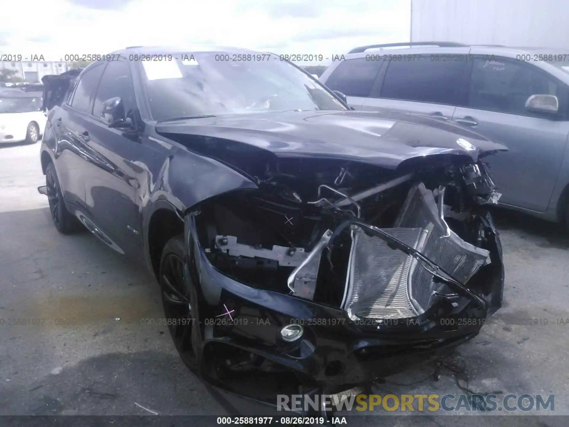 1 Photograph of a damaged car 5UXKU6C50K0Z66907 BMW X6 2019