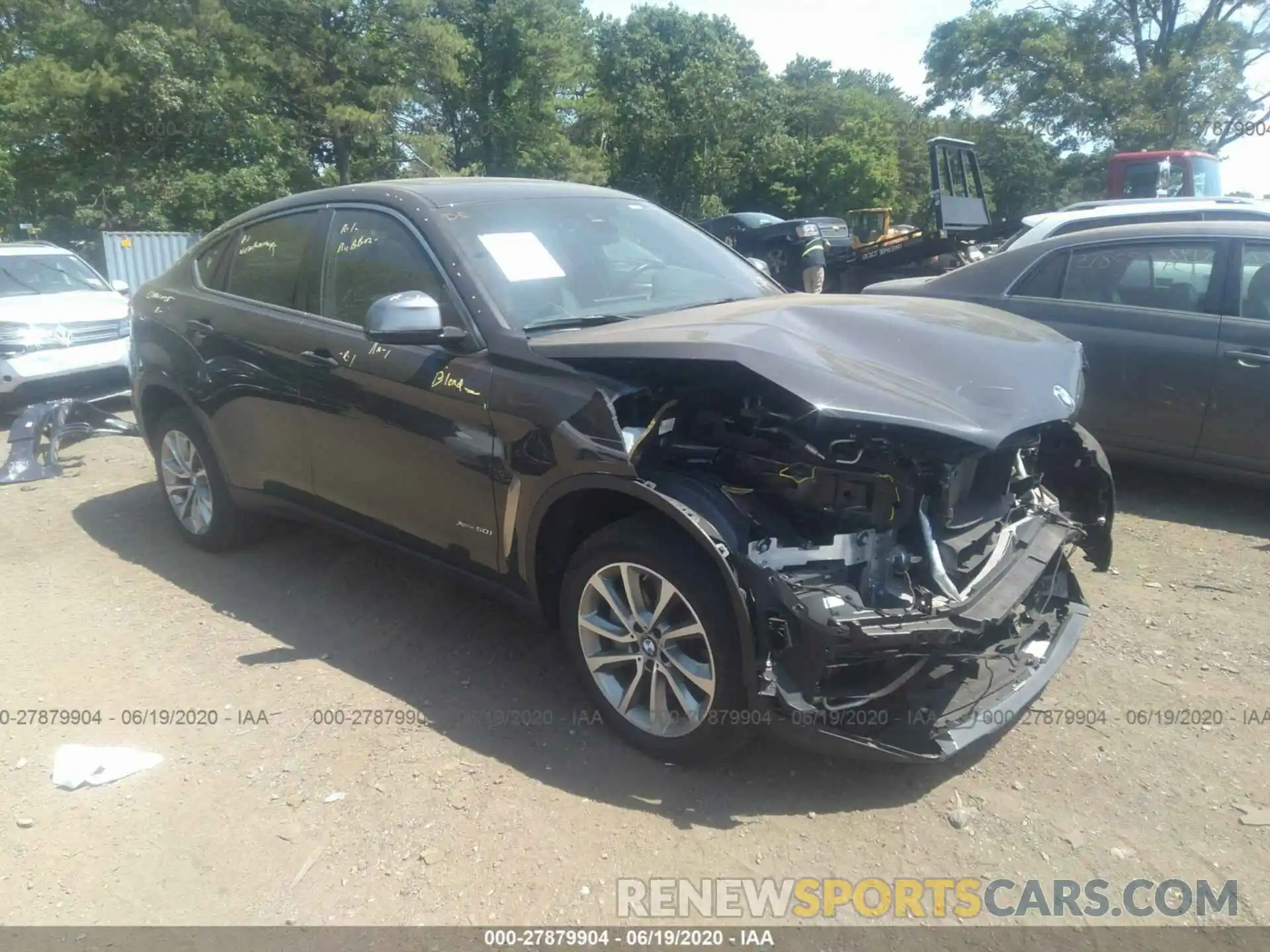 1 Photograph of a damaged car 5UXKU6C53K0Z67002 BMW X6 2019