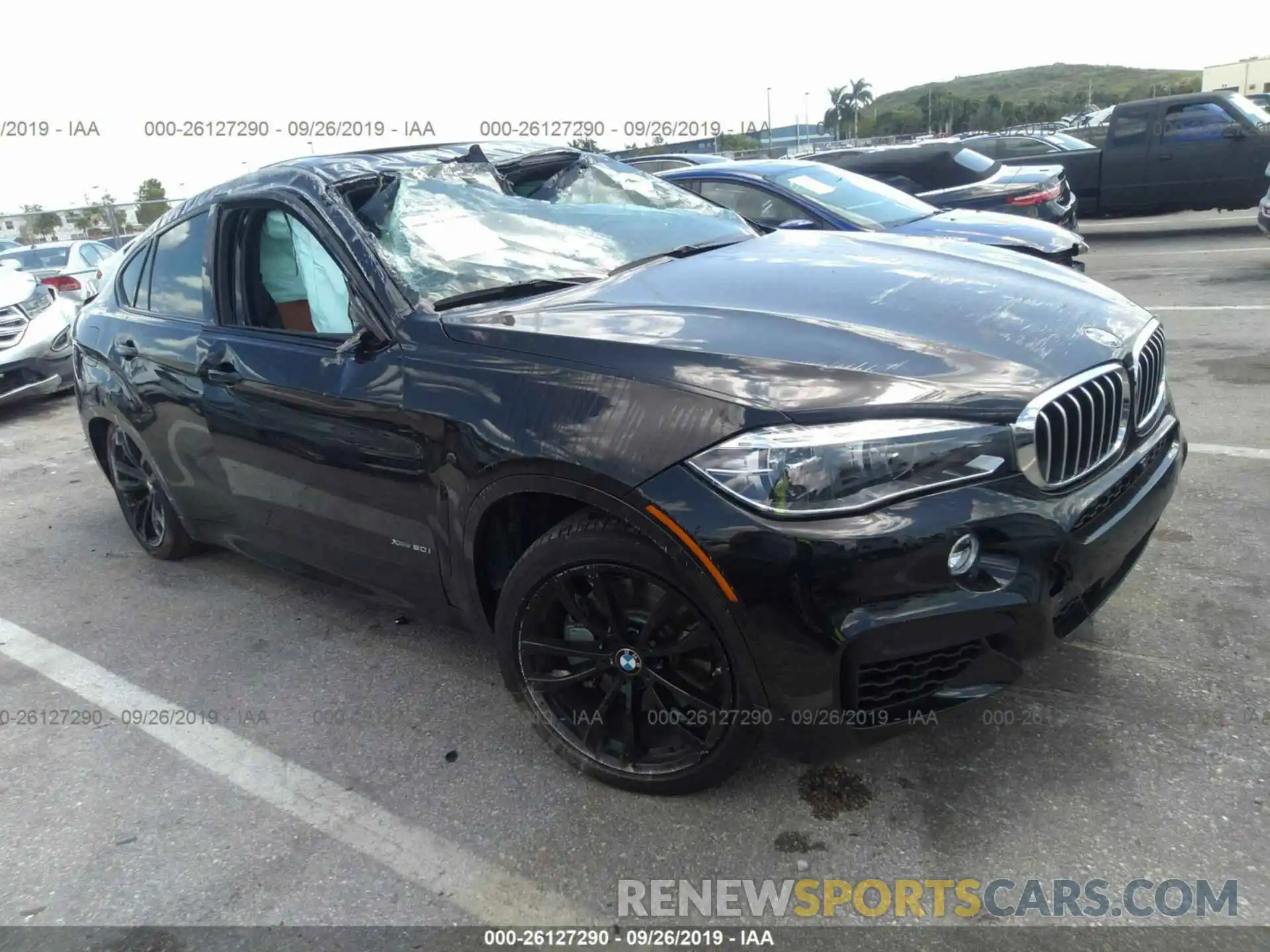 1 Photograph of a damaged car 5UXKU6C55K0Z67096 BMW X6 2019