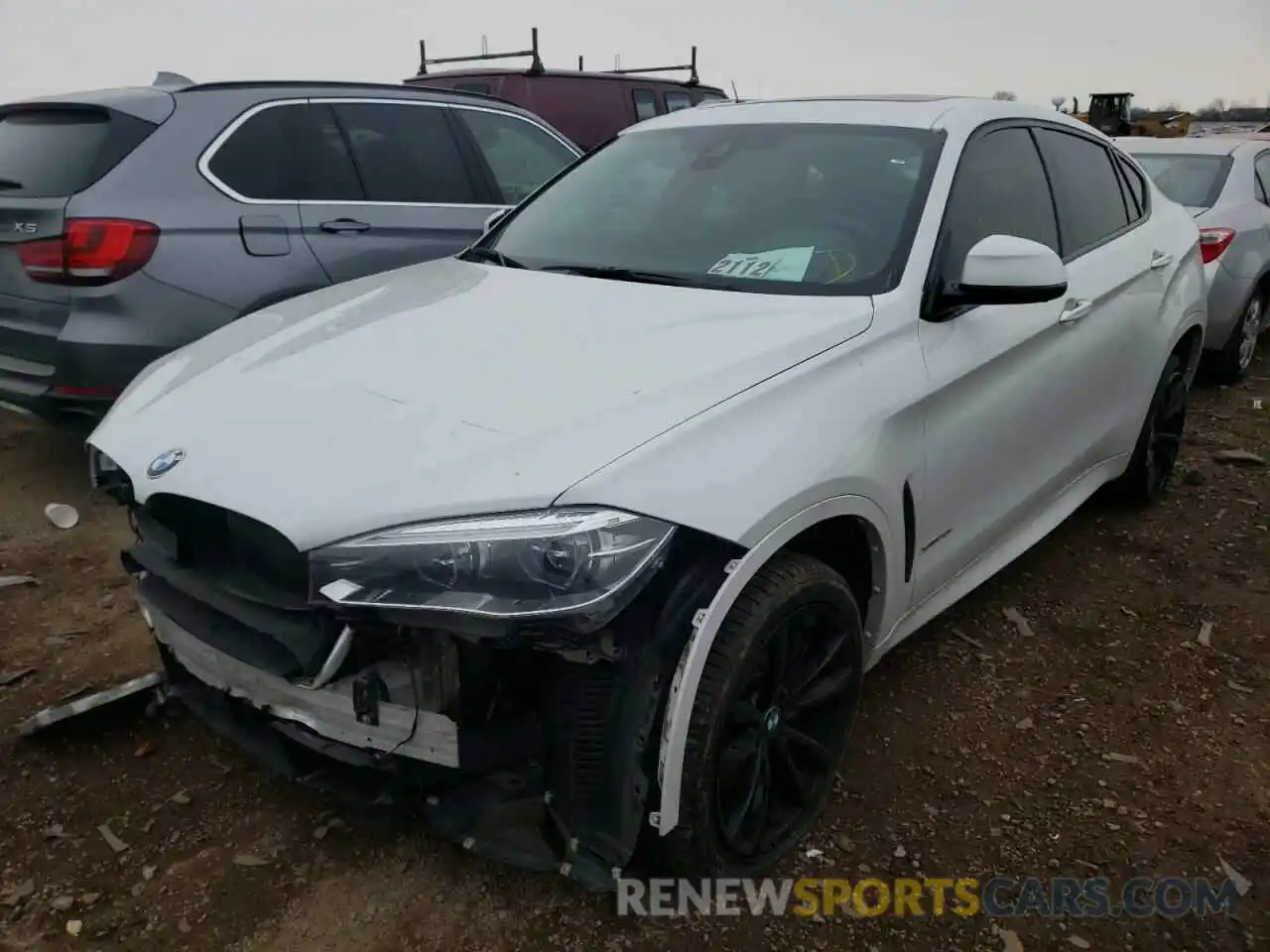 2 Photograph of a damaged car 5UXKU6C56K0Z67110 BMW X6 2019