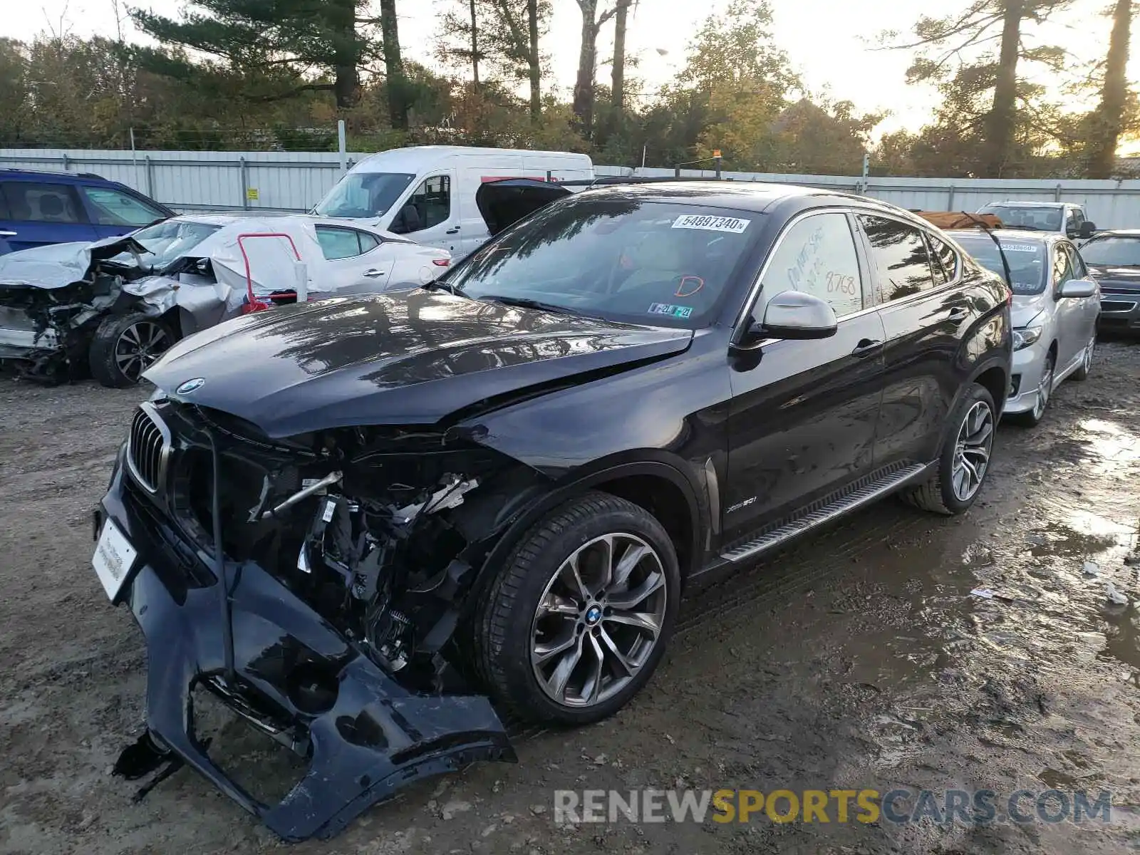2 Photograph of a damaged car 5UXKU6C58K0Z66847 BMW X6 2019