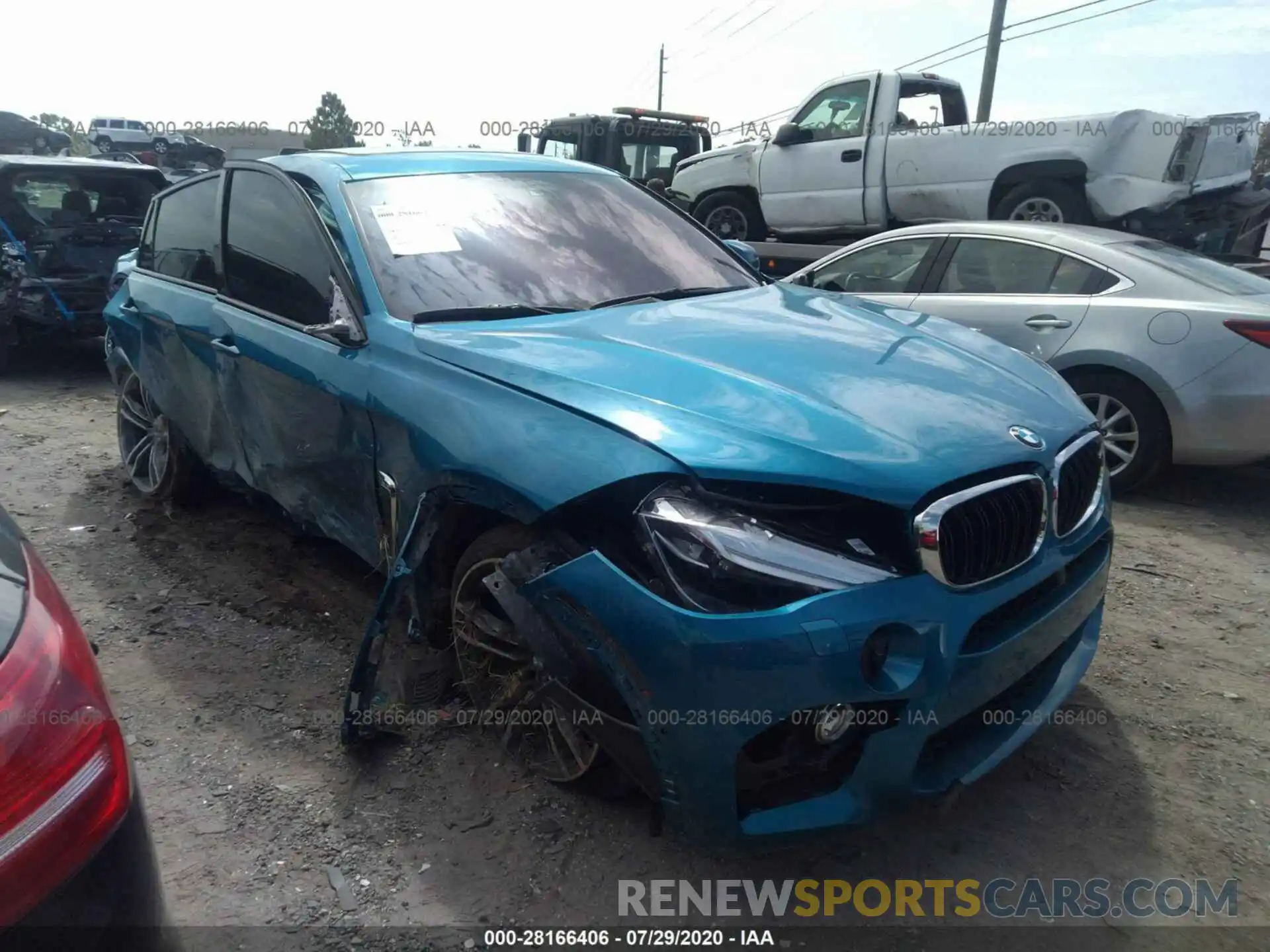 1 Photograph of a damaged car 5YMKW8C50KLR38327 BMW X6 2019