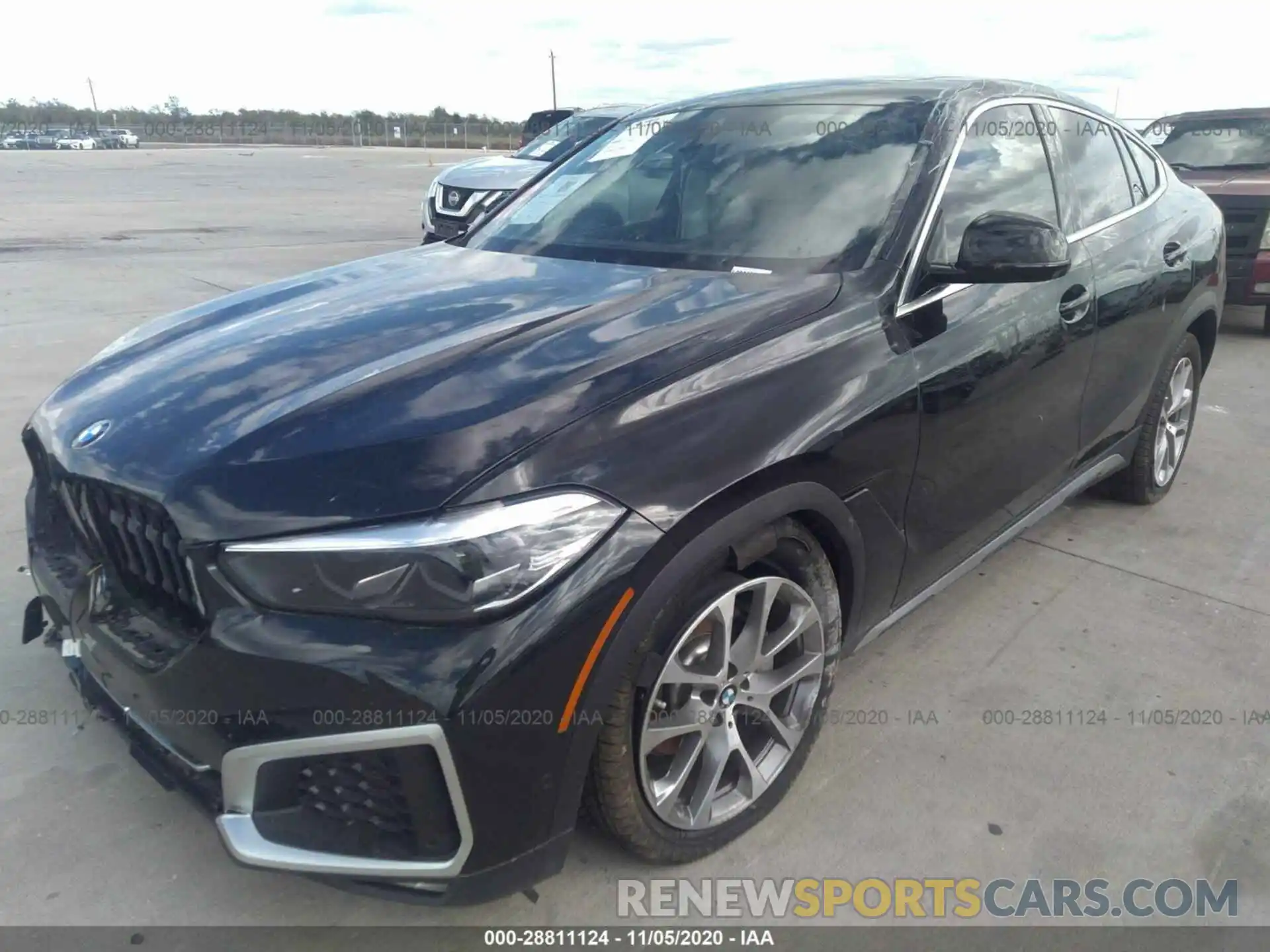 2 Photograph of a damaged car 5UXCY4C01L9D04870 BMW X6 2020