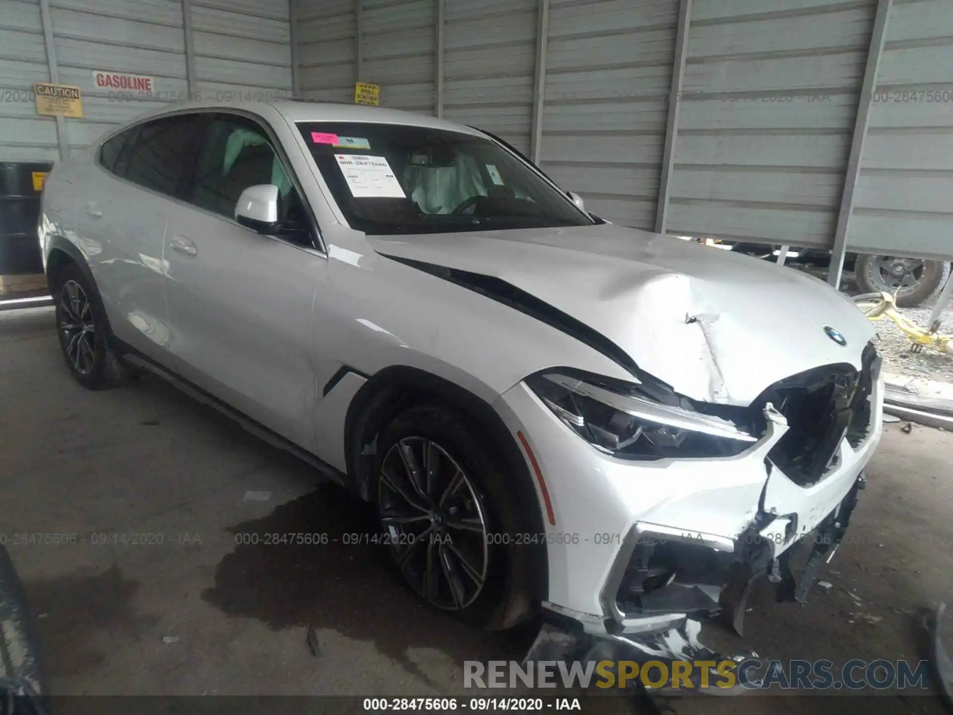 1 Фотография поврежденного автомобиля 5UXCY4C02L9C22095 BMW X6 2020