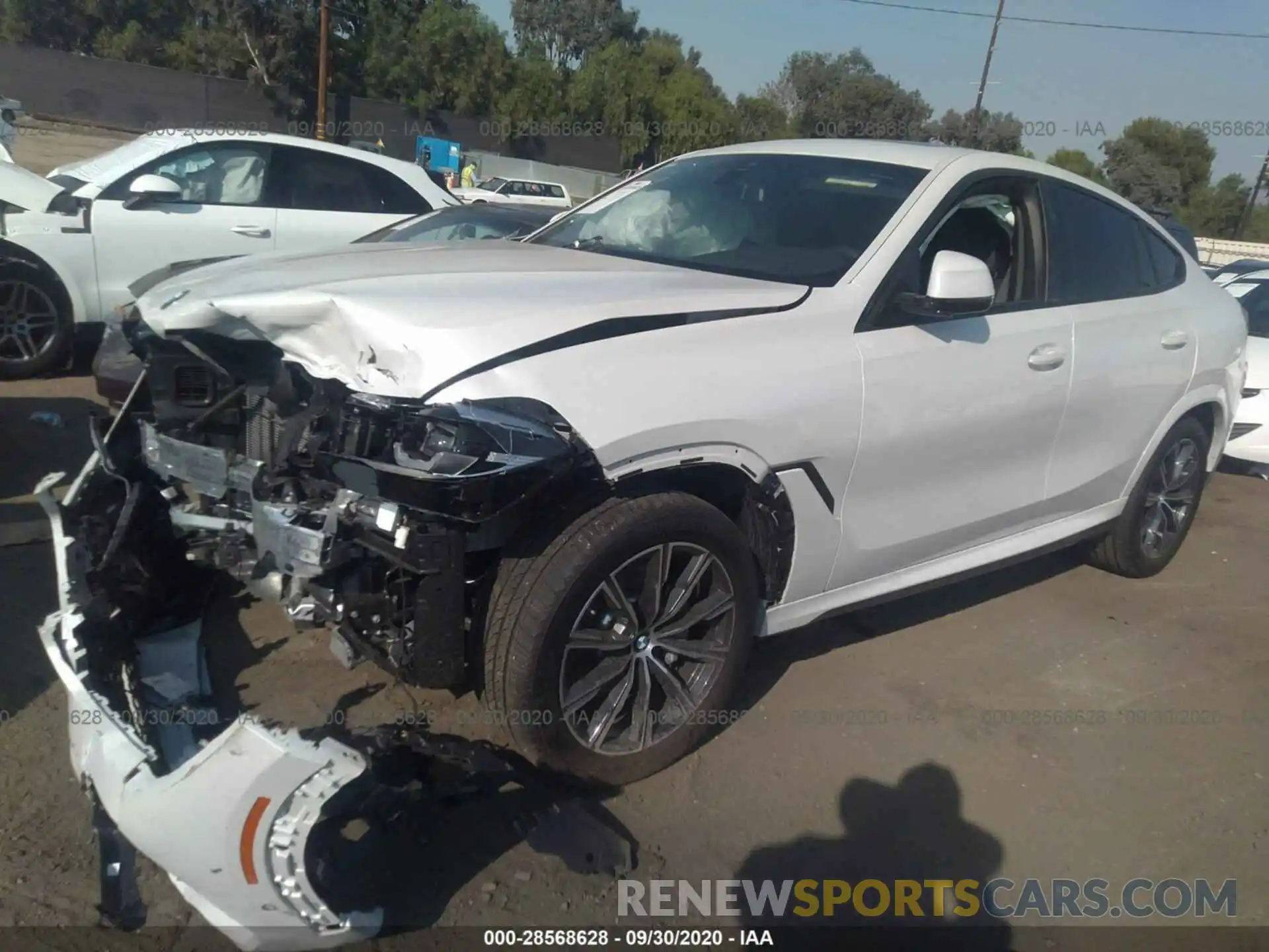 2 Photograph of a damaged car 5UXCY4C02L9C24851 BMW X6 2020