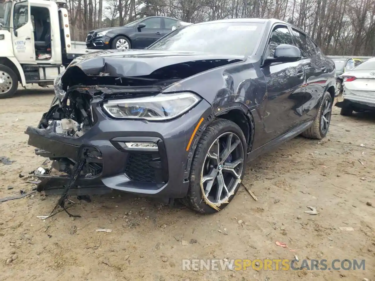 2 Photograph of a damaged car 5UXCY4C02LLE36295 BMW X6 2020