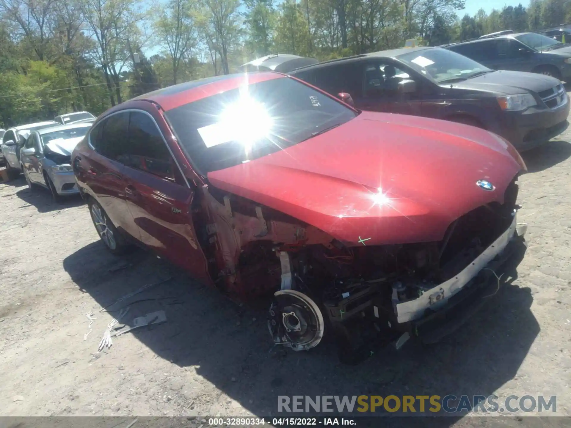 1 Photograph of a damaged car 5UXCY4C04L9D42979 BMW X6 2020