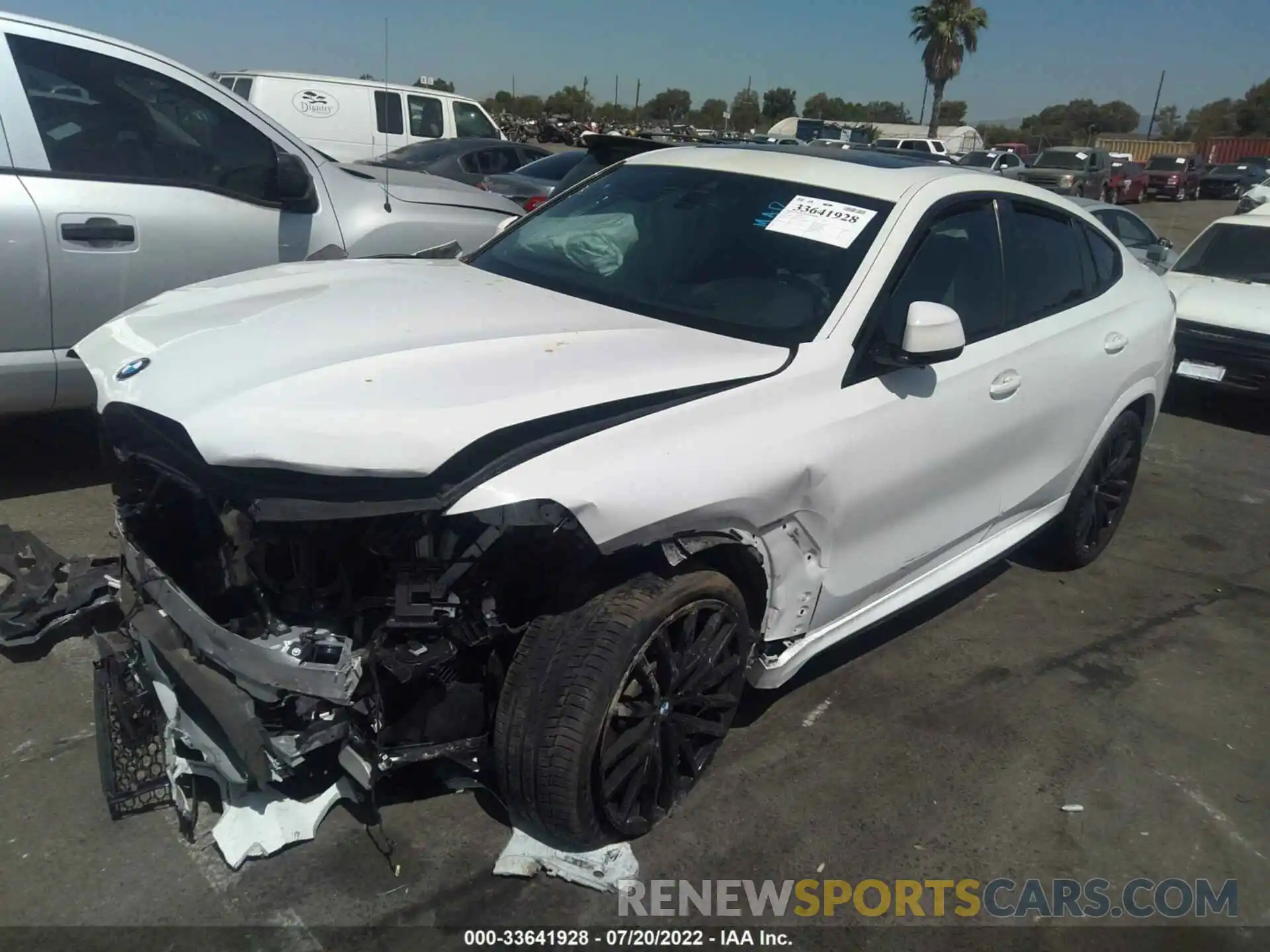 2 Photograph of a damaged car 5UXCY4C06L9C05879 BMW X6 2020