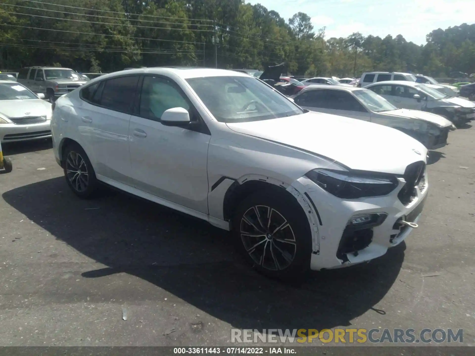 1 Photograph of a damaged car 5UXCY4C08L9C68966 BMW X6 2020