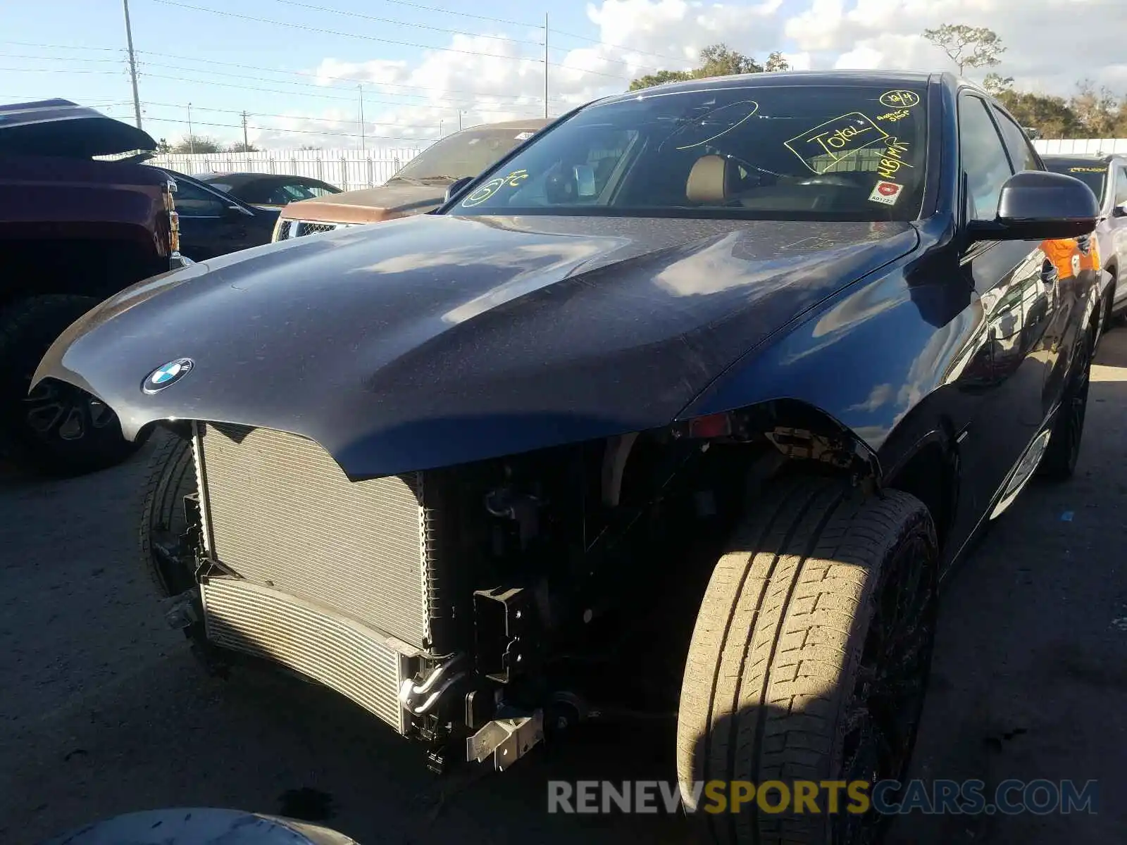 2 Фотография поврежденного автомобиля 5UXCY4C09L9B97955 BMW X6 2020