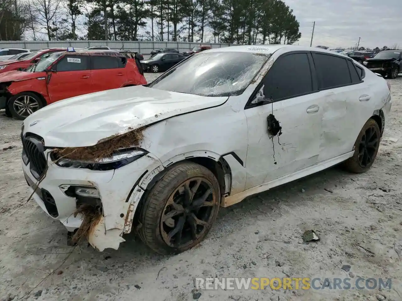 1 Photograph of a damaged car 5UXCY4C09L9C93715 BMW X6 2020