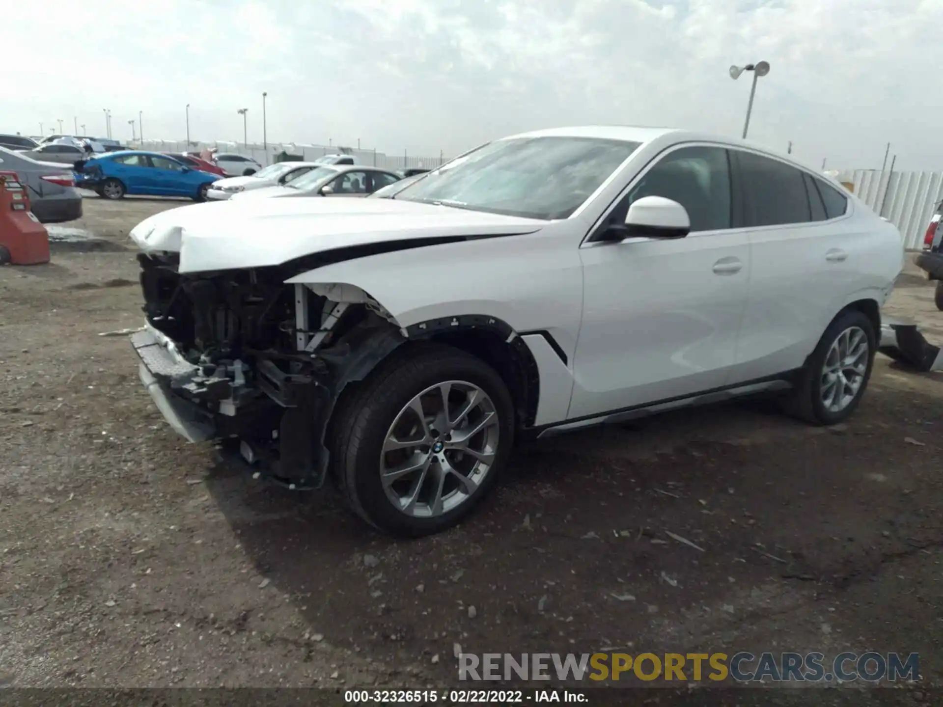 2 Photograph of a damaged car 5UXCY4C09L9D51581 BMW X6 2020